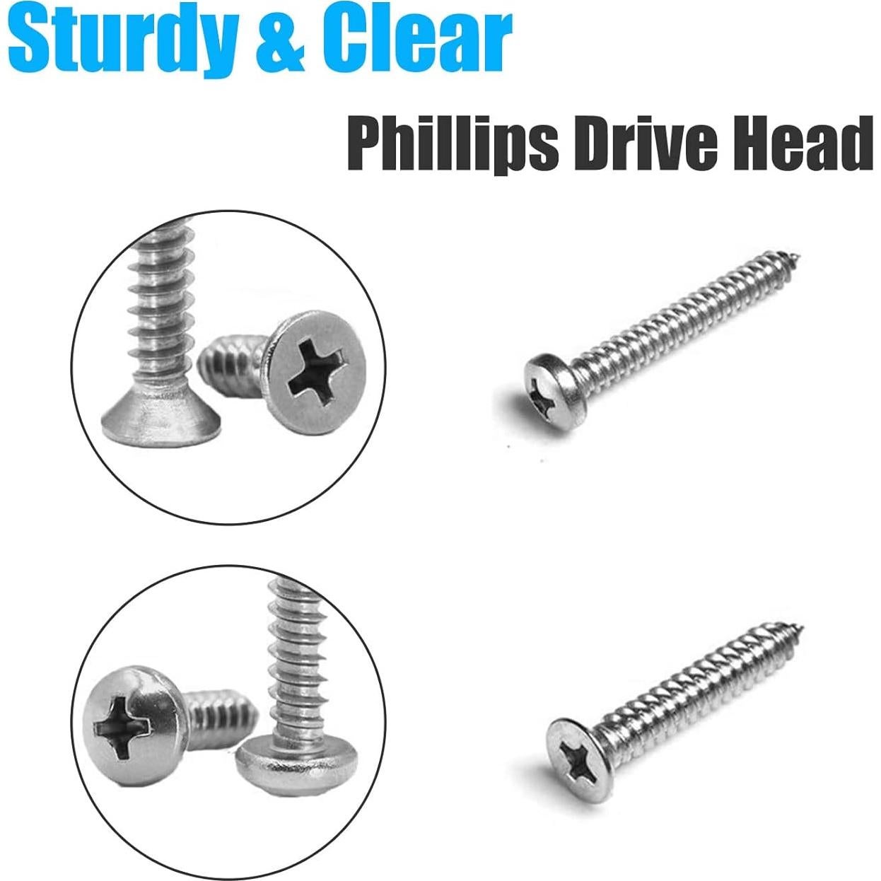 Kit de Tornillos de Madera AETTL 815 Piezas M3 M4 M5 M6