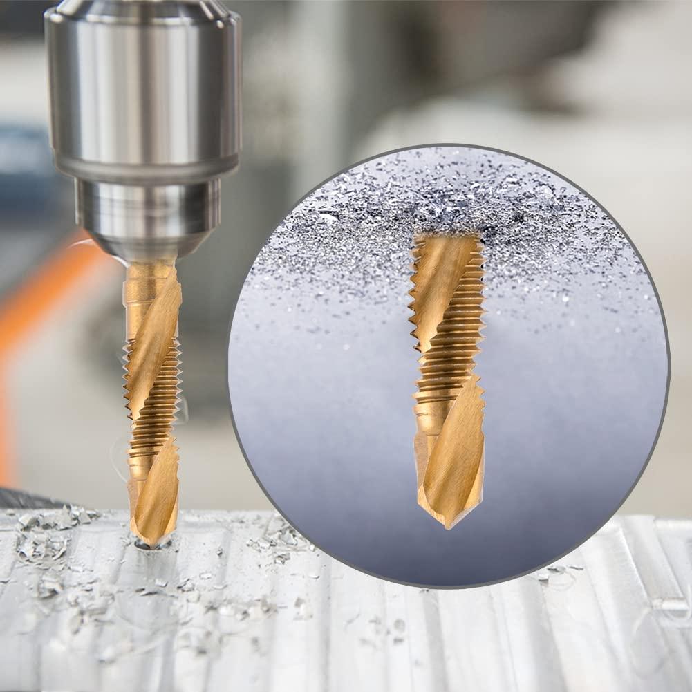 Juego de Brocas y Machos de Titanio HIDOTOL 6 Piezas Métricas