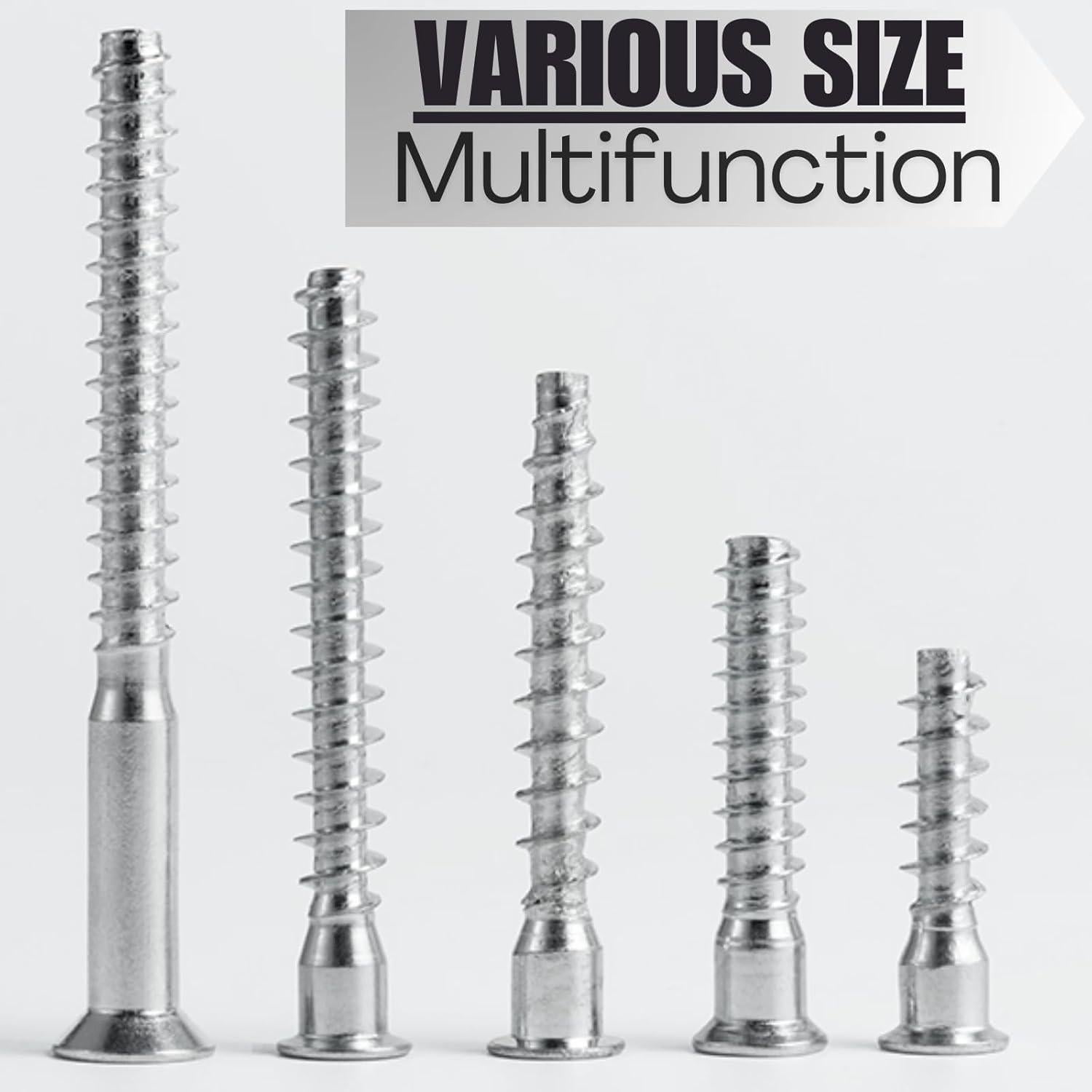 Tornillos Confirmat M5x50mm 50 PCs Acero Galvanizado Party Animals