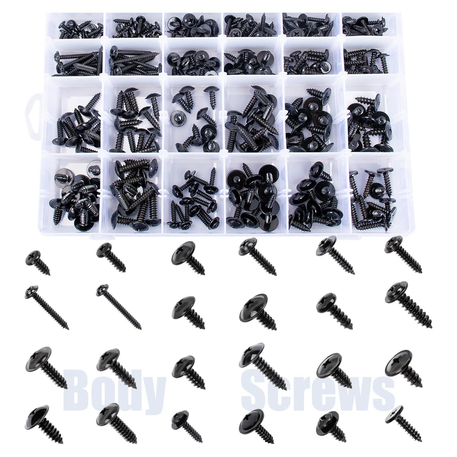 Kit de Tornillos Autoperforantes OAUTOO 270 Piezas M4.2 M4.8 M5 M5.5 M6.3