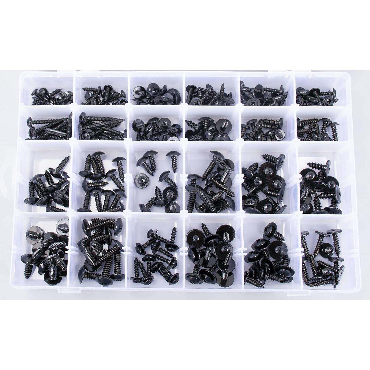 Kit de Tornillos Autoperforantes OAUTOO 270 Piezas M4.2 M4.8 M5 M5.5 M6.3