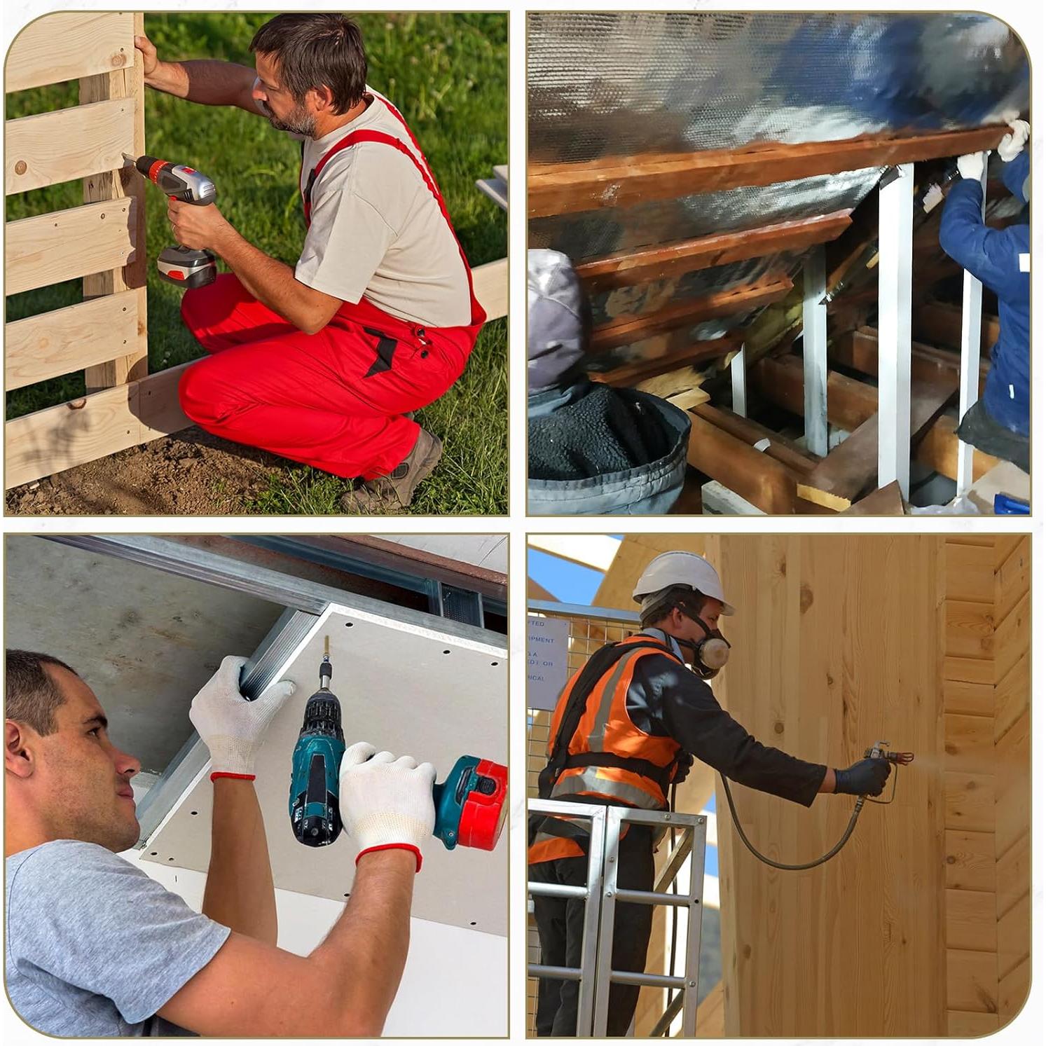 200 Tornillos Autoperforantes Yaocom #14 x 7 cm para Madera y Metal