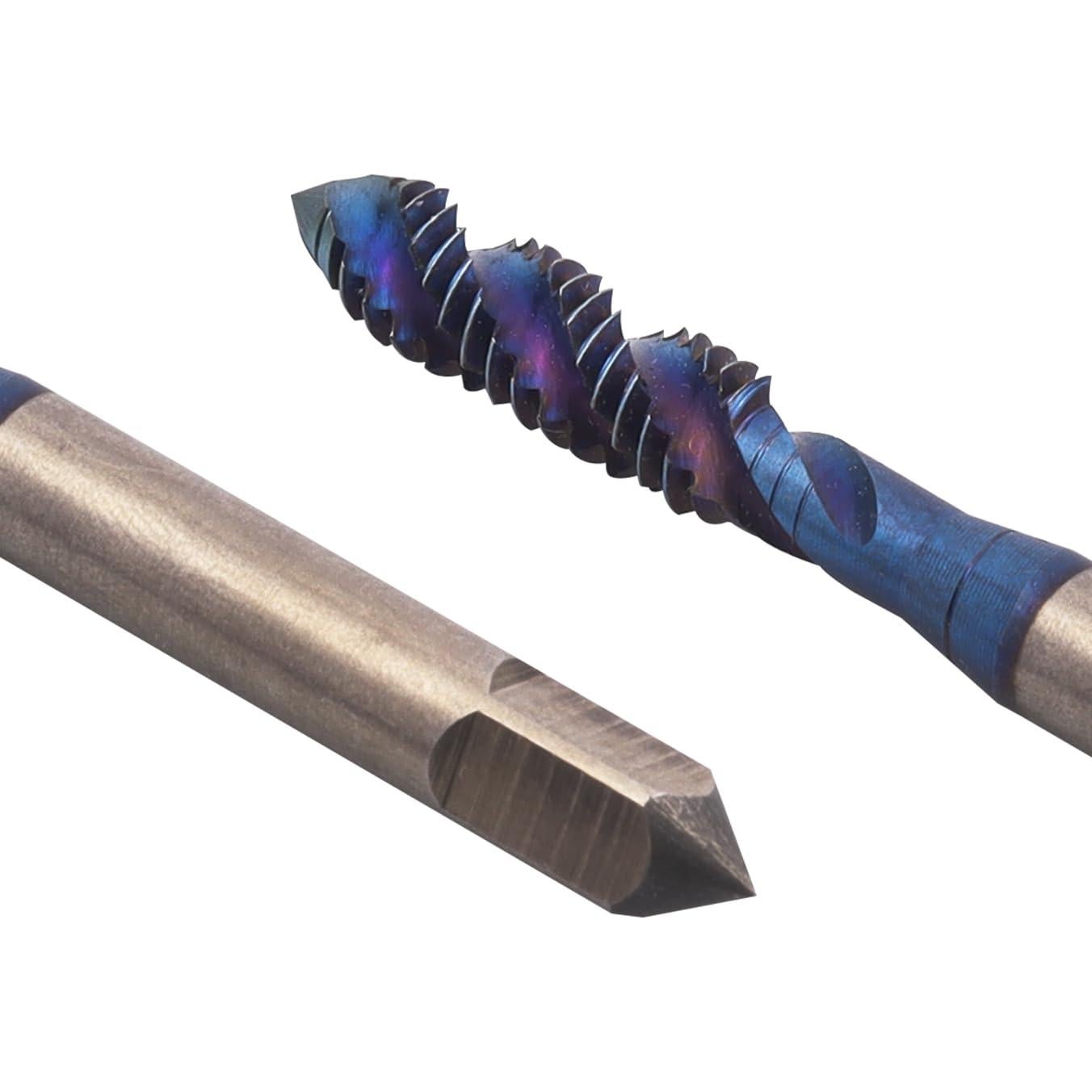 Juego de Brocas de Rosca Yakamoz HSS 6 Piezas SAE 6-32 a 1/4