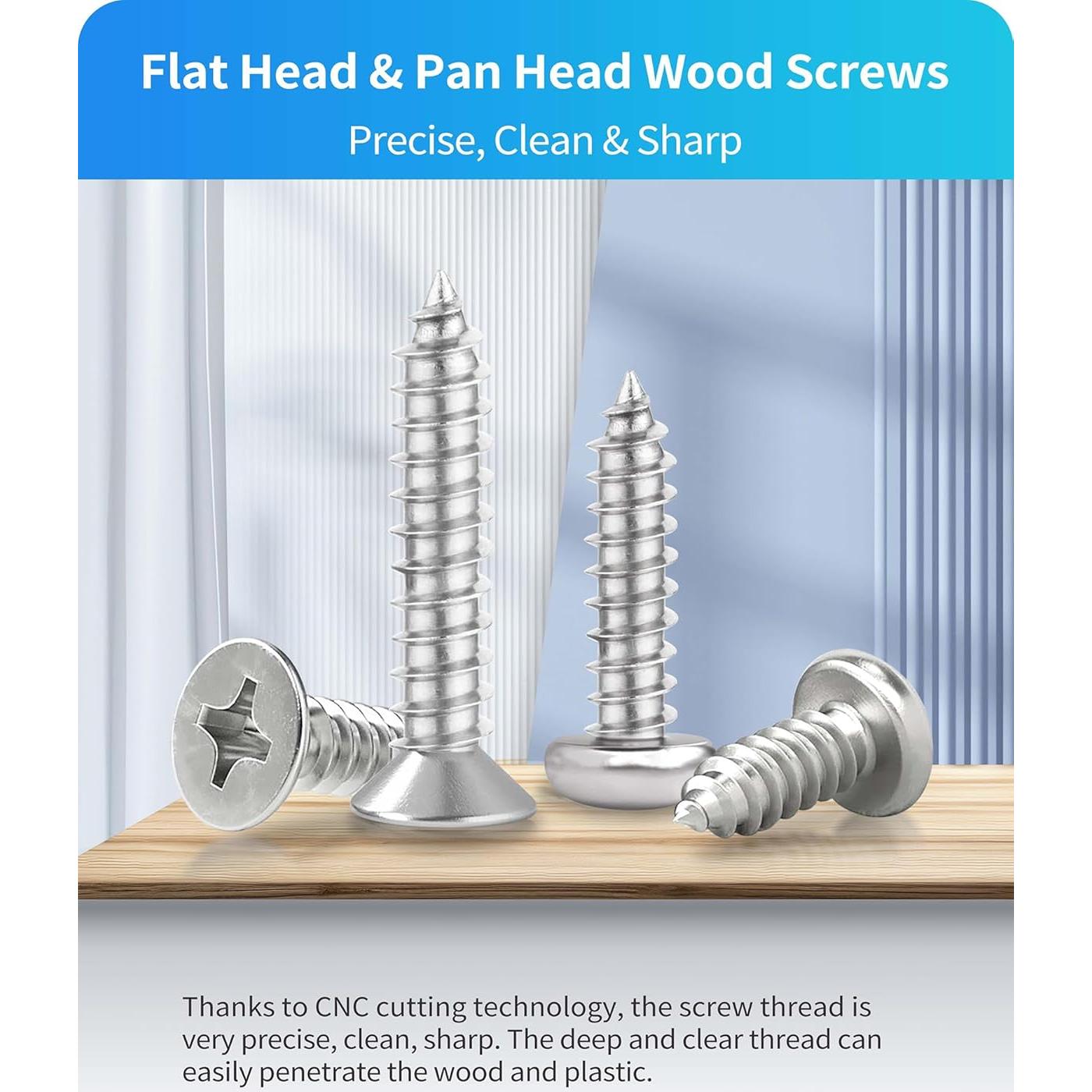 Conjunto de Tornillos Autorroscantes DIVANC 580 Piezas M3/M4/M5/M6