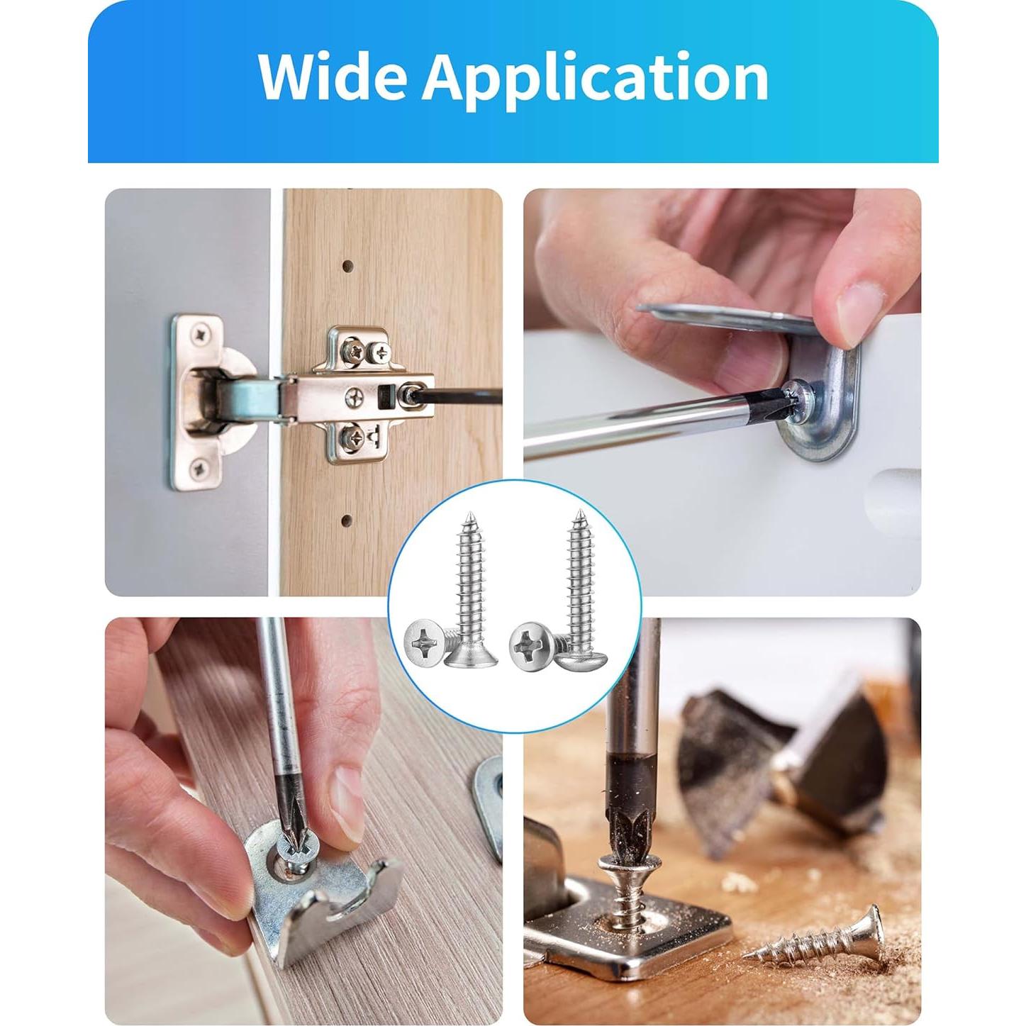 Conjunto de Tornillos Autorroscantes DIVANC 580 Piezas M3/M4/M5/M6