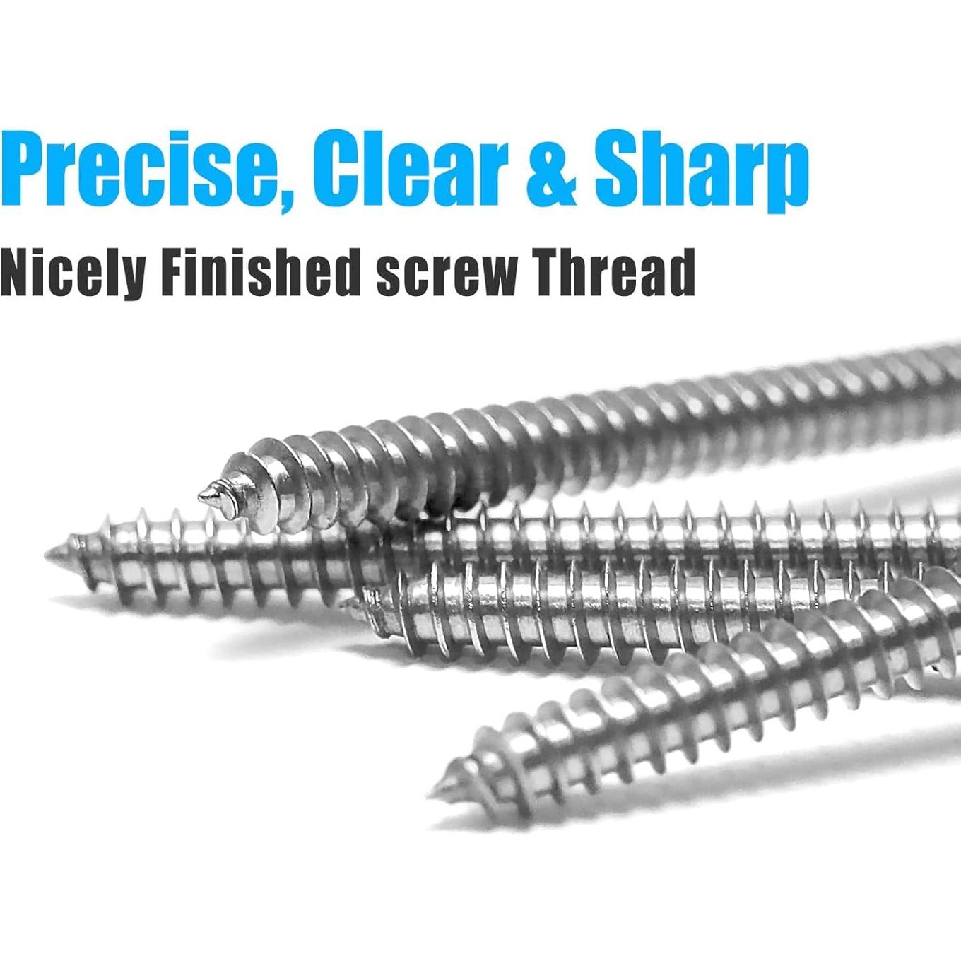 Kit de Tornillos Autoperforantes M6 M5 M4 M3 - 815pcs Acero Inoxidable