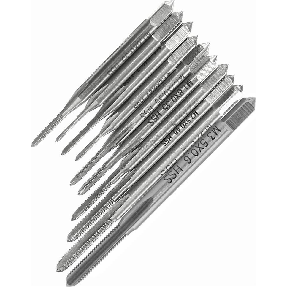 Juego de 10 Grifos Métricos Yakamoz M1 a M3.5 para Relojes