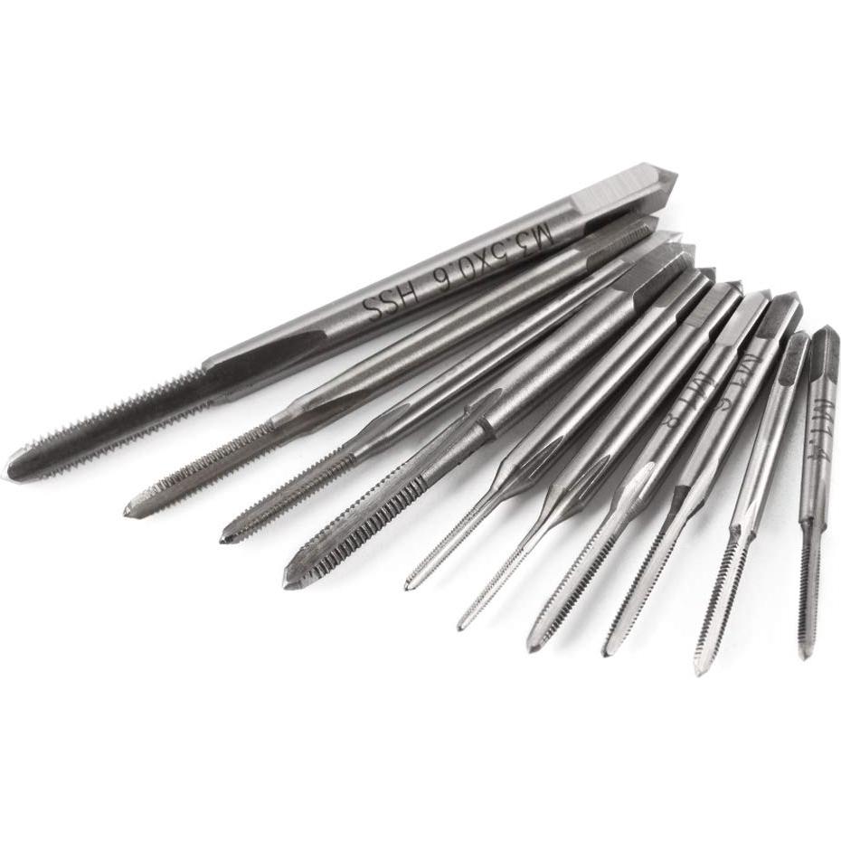 Juego de 10 Grifos Métricos Yakamoz M1 a M3.5 para Relojes