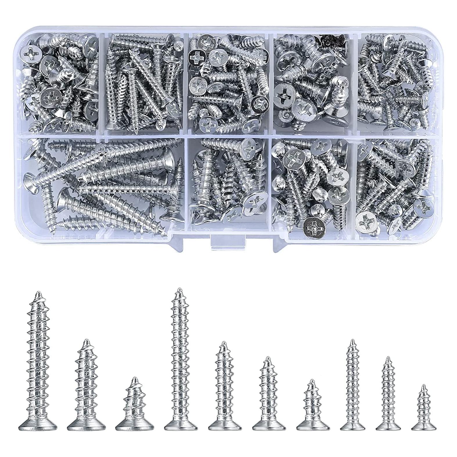 Kit de Tornillos Autoperforantes WJLSKJ 250g M3/M4/M5 para Metal