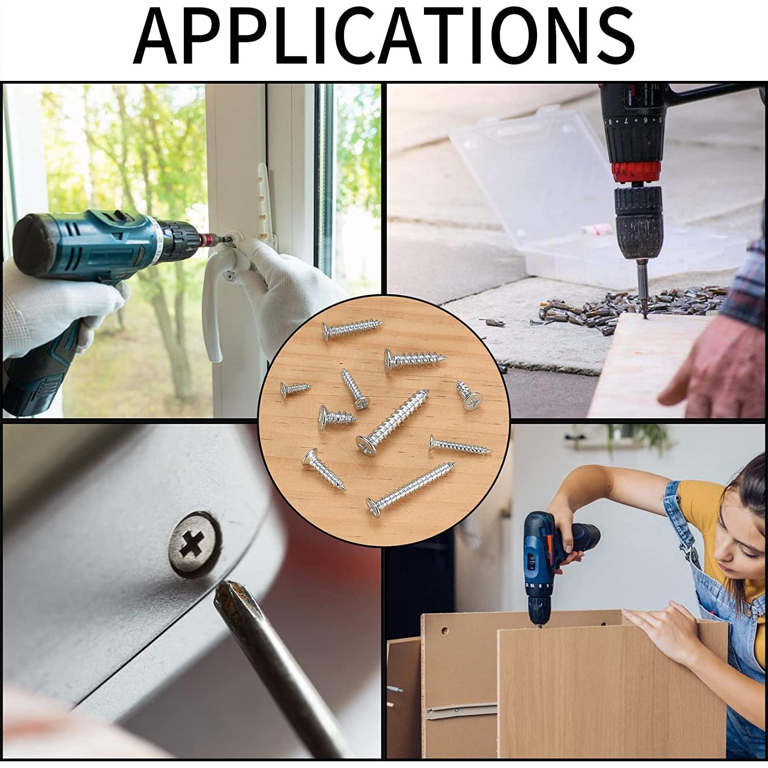 Kit de Tornillos Autoperforantes WJLSKJ 250g M3/M4/M5 para Metal