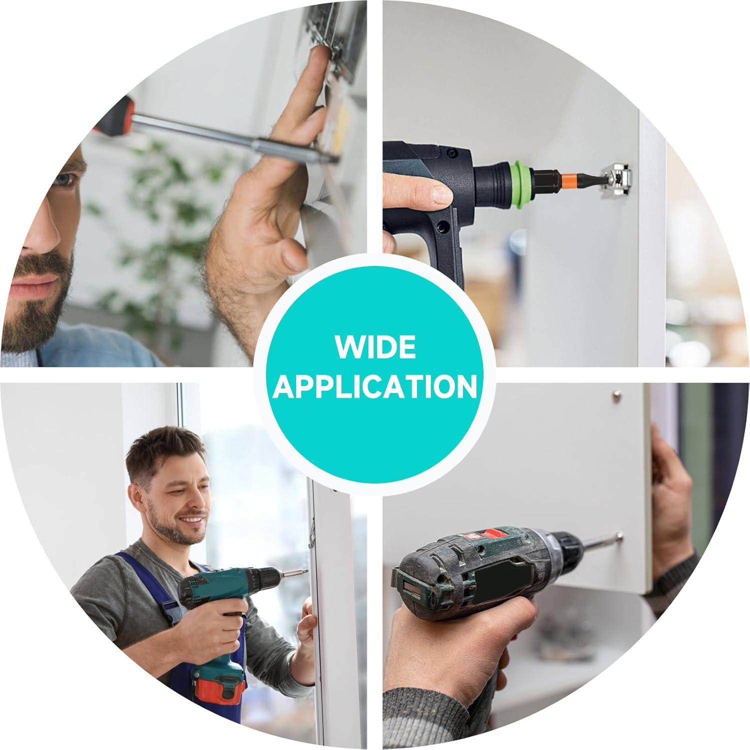 Juego de Tornillos Phillips Acero Inoxidable 542PCS #4 a #12