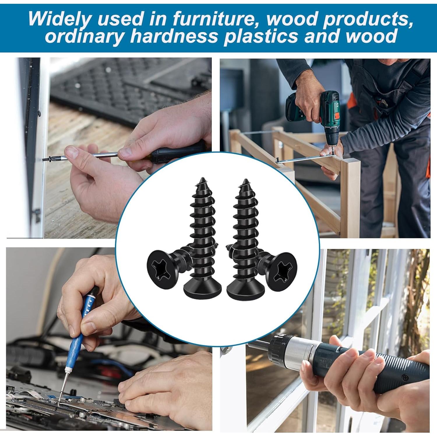 Kit de 420 Tornillos M3 y Anclajes M6 Sunxeke - Autoperforantes