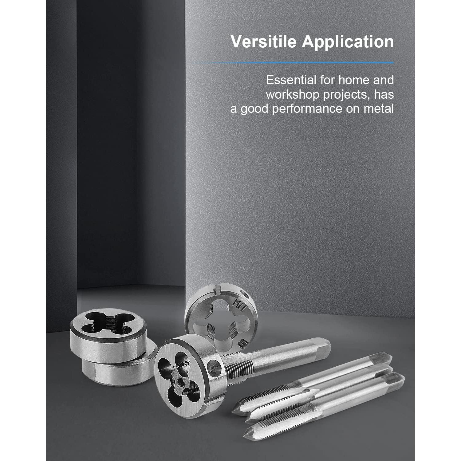 Juego de 110 PCS Machos y Matrices Métricos FAHKNS M2-M18