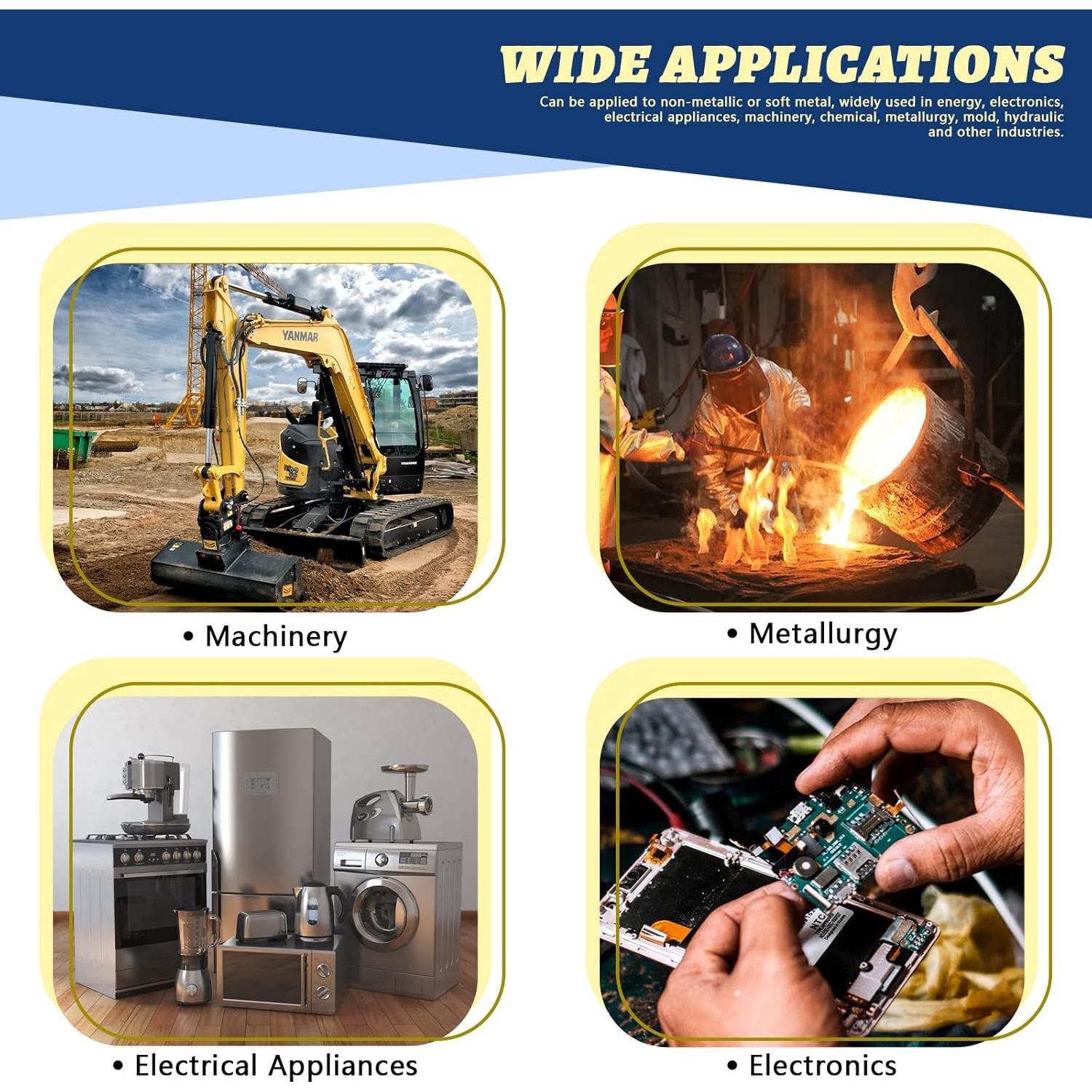 Kit de Tornillos Autoperforantes Glarks 250pcs Acero Inoxidable