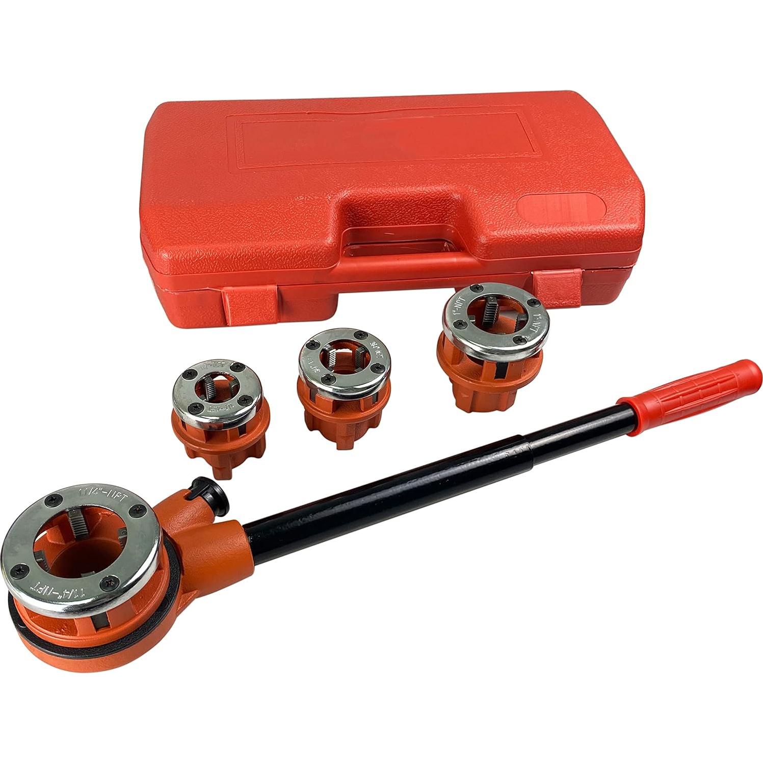 Kit de Herramientas para Roscar Tubos HFS con 4 Troqueles