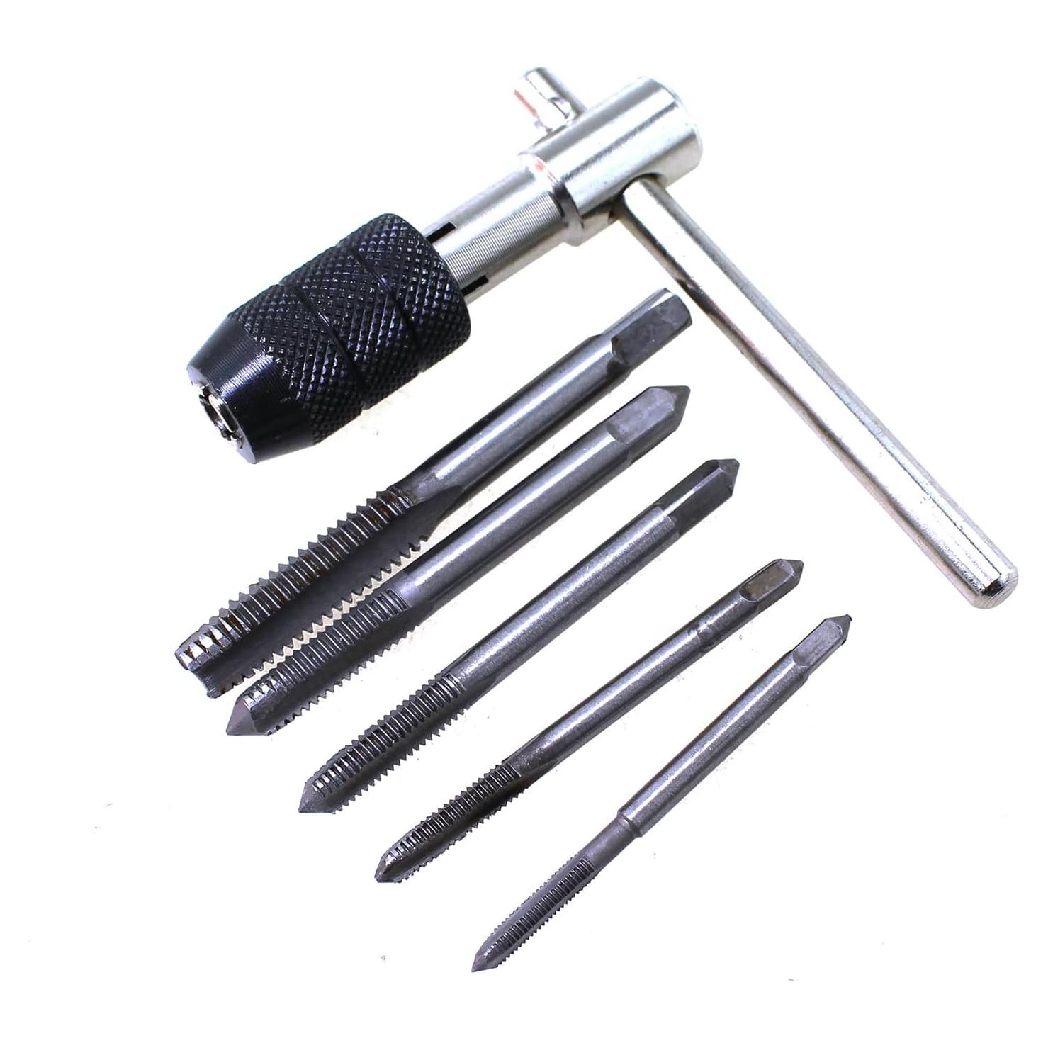 Juego de Brocas de Rosca TAODAN 6PCS M3-M8 para Bicicletas