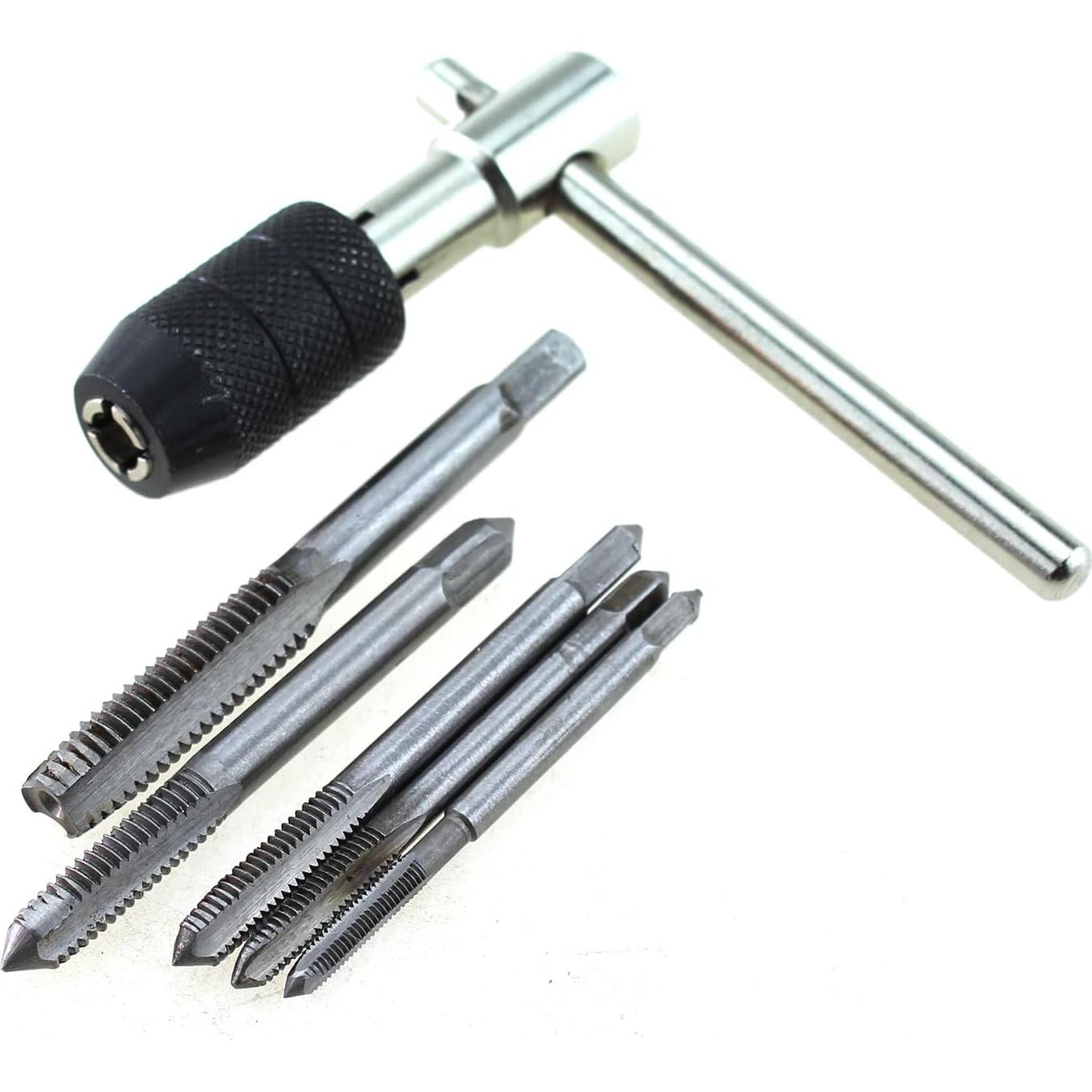 Juego de Brocas de Rosca TAODAN 6PCS M3-M8 para Bicicletas