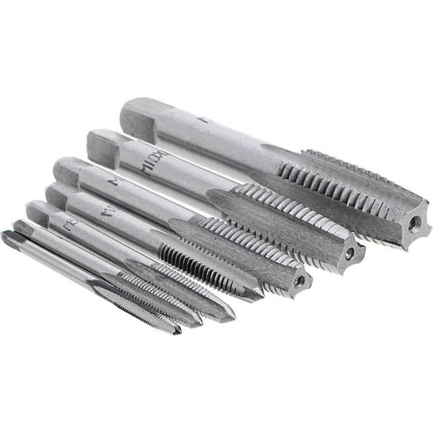 Juego de Machos de Rosca Métrica QISF M3-M12 14 Piezas