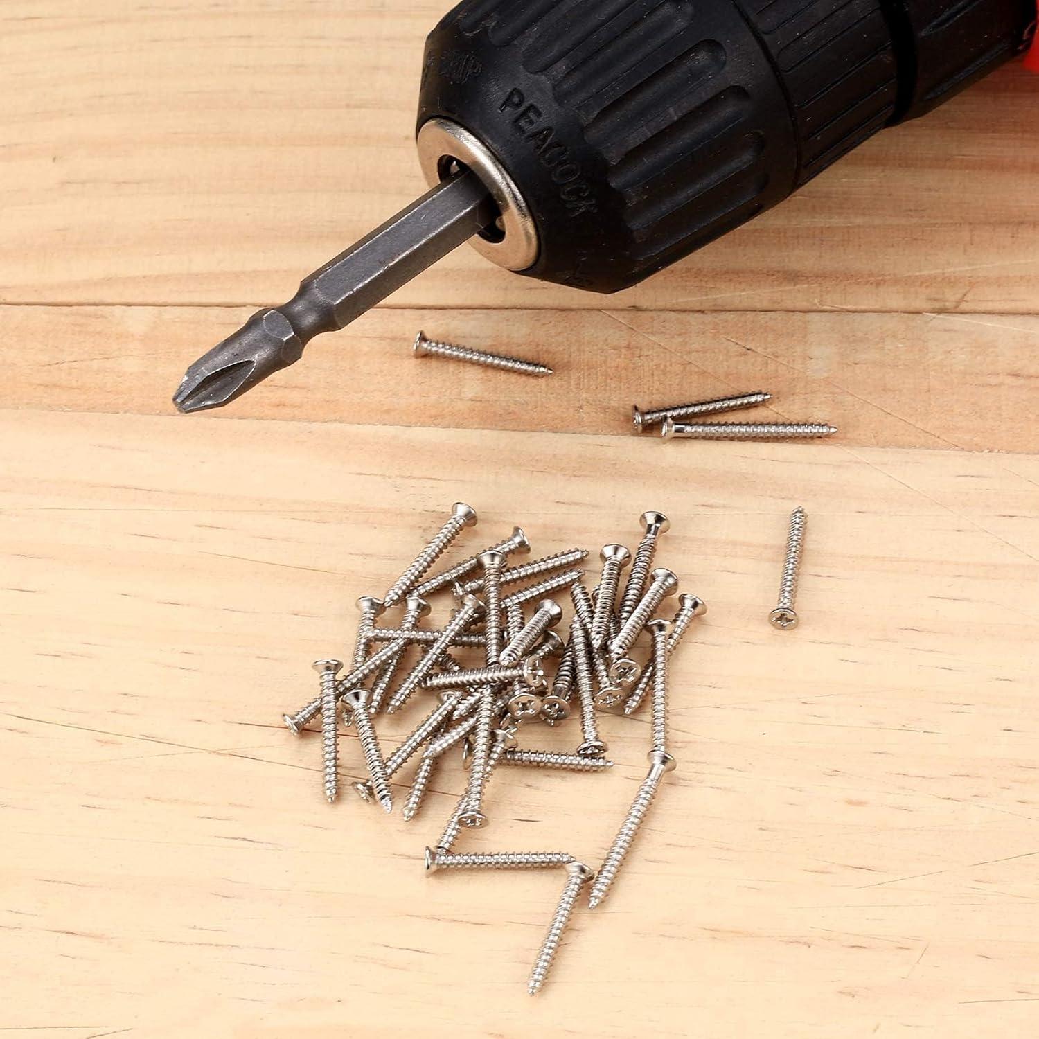 Kit de Tornillos Autoperforantes M2 - 800 Pcs en 8 Tamaños