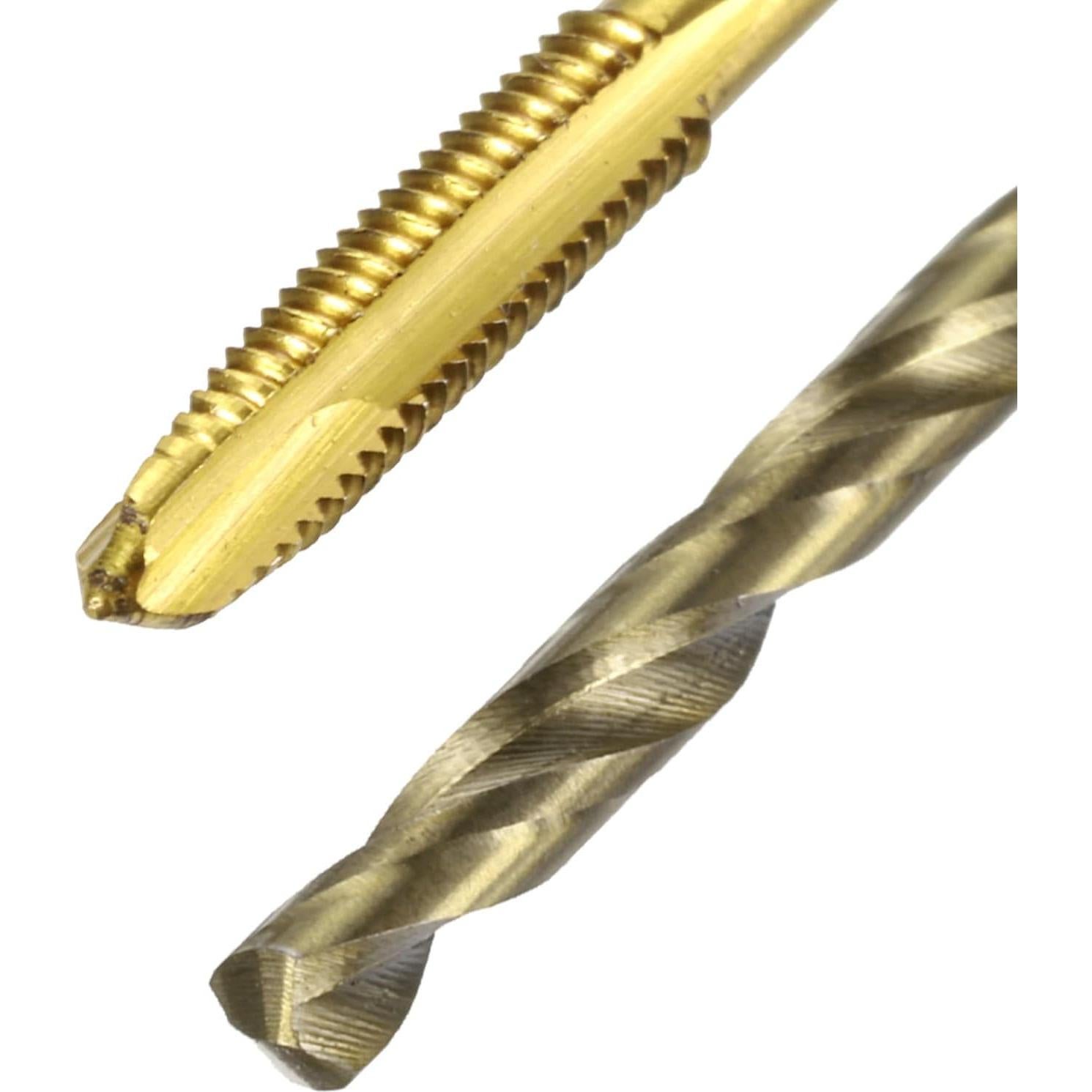 Juego de Brocas y Machos Métricos uxcell M3 x 0.5 y 2.5mm