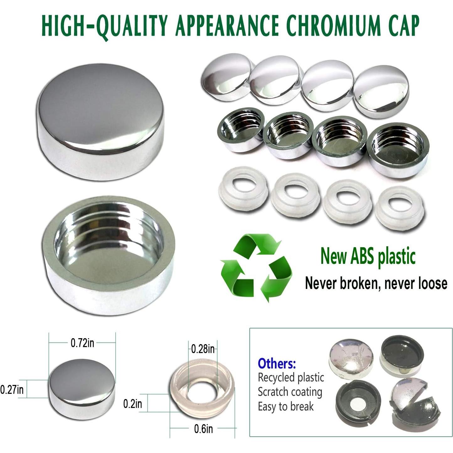 Tornillos Antirrobo M6 de Acero Inoxidable para Placas de Matrícula