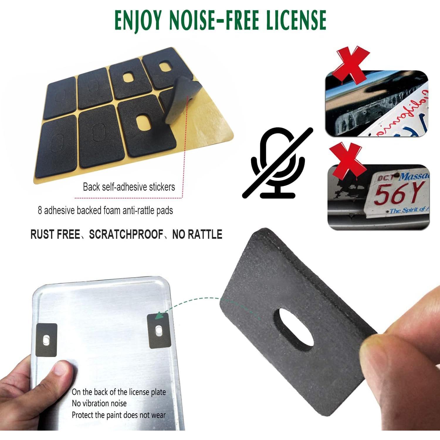 Tornillos Antirrobo M6 de Acero Inoxidable para Placas de Matrícula