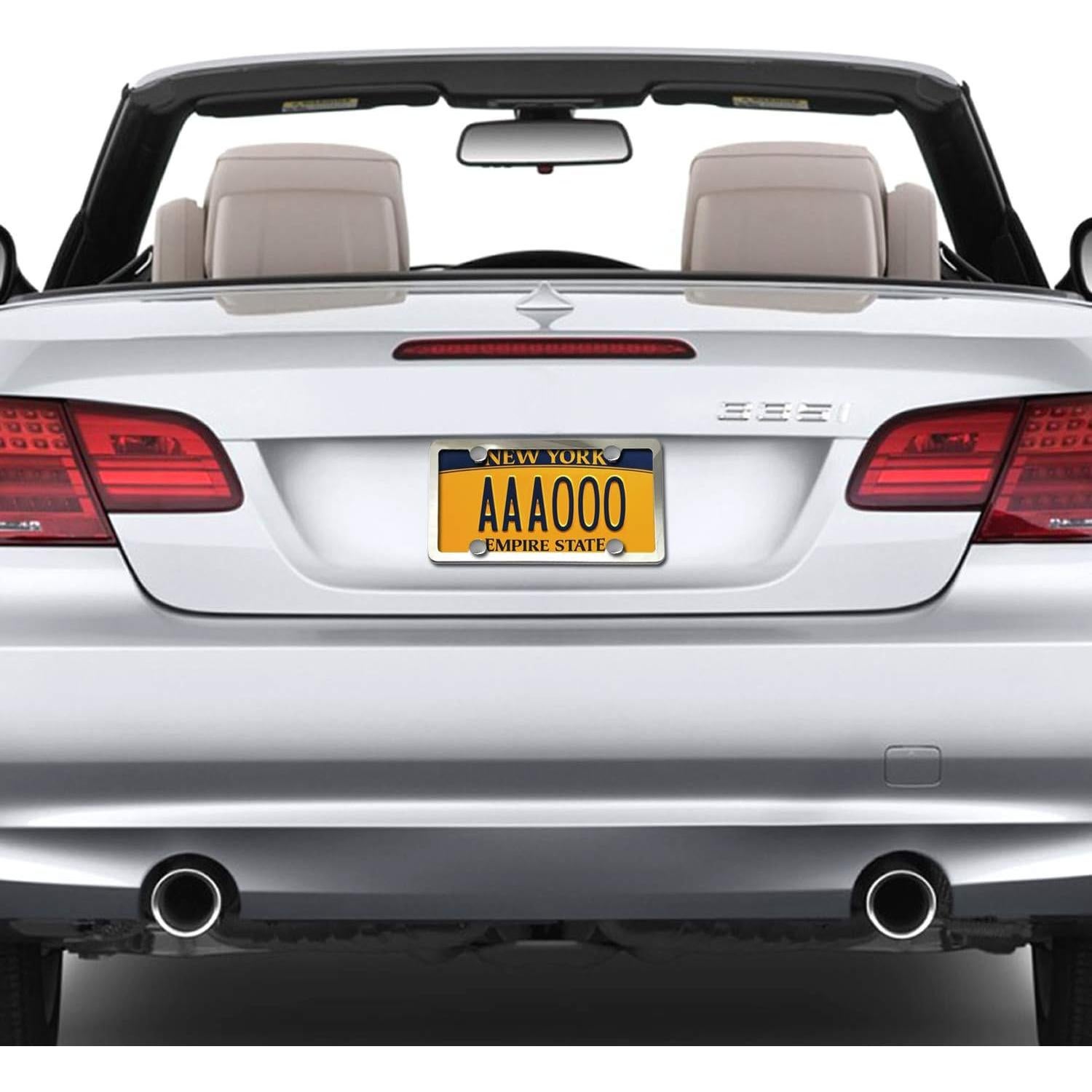 Tornillos Antirrobo M6 de Acero Inoxidable para Placas de Matrícula