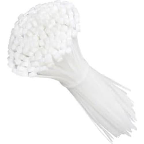 Juego de Soportes para Cables Lhazemu 120 Piezas Nylon Blanco