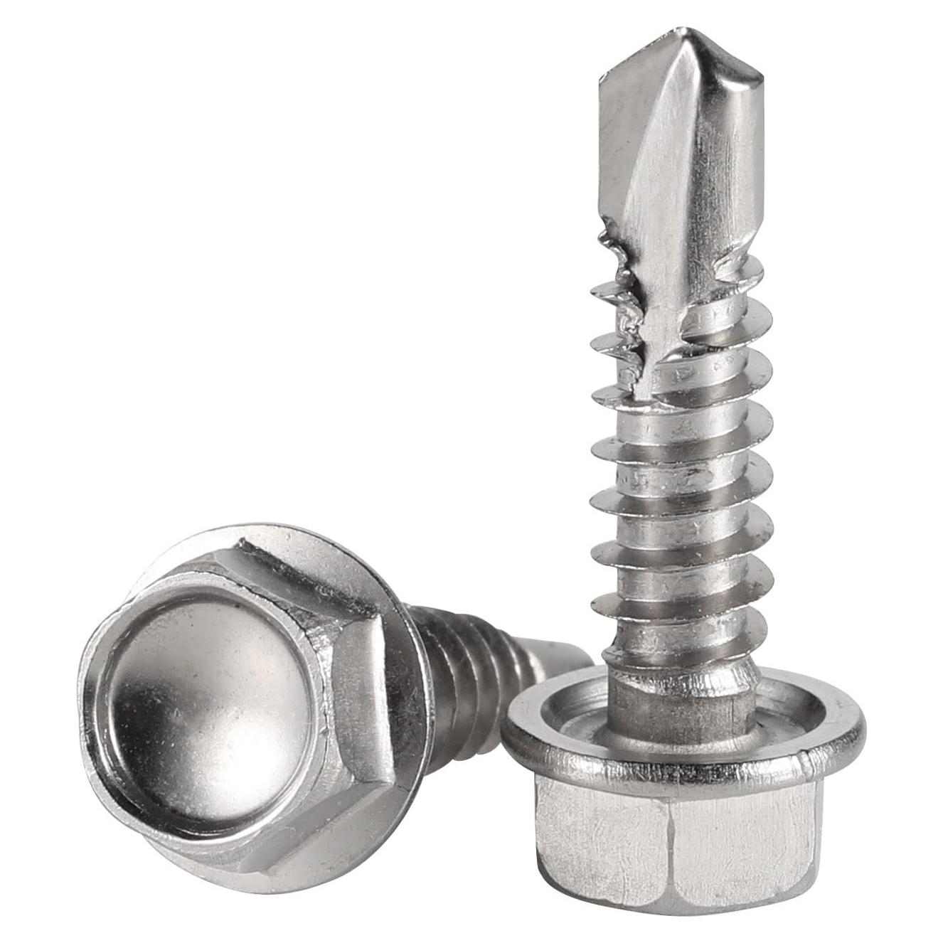 Tornillos Autoperforantes Hexagonales Mellewell #8 x 2.54 cm - 100 PCS