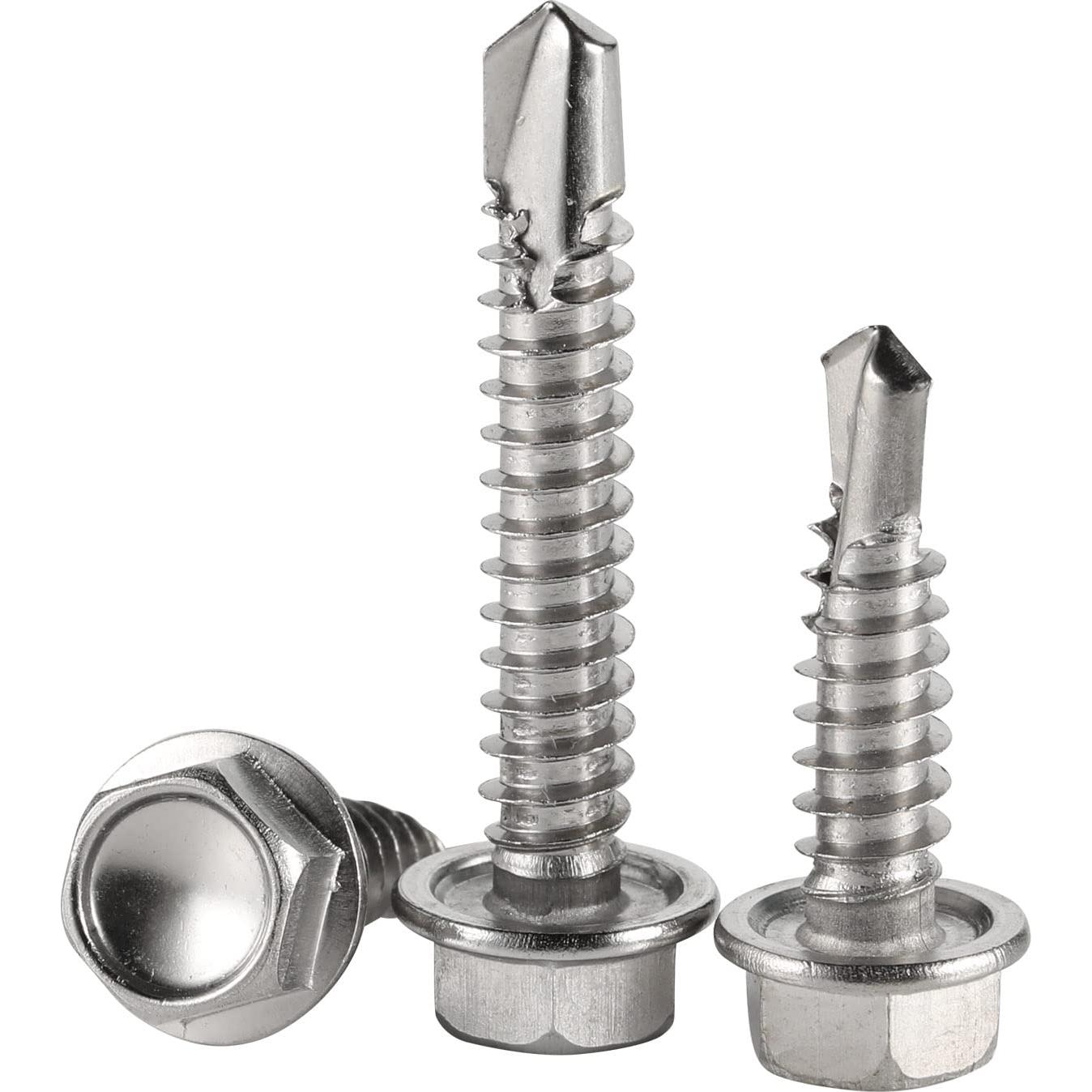 Tornillos Autoperforantes Hexagonales Mellewell #8 x 2.54 cm - 100 PCS