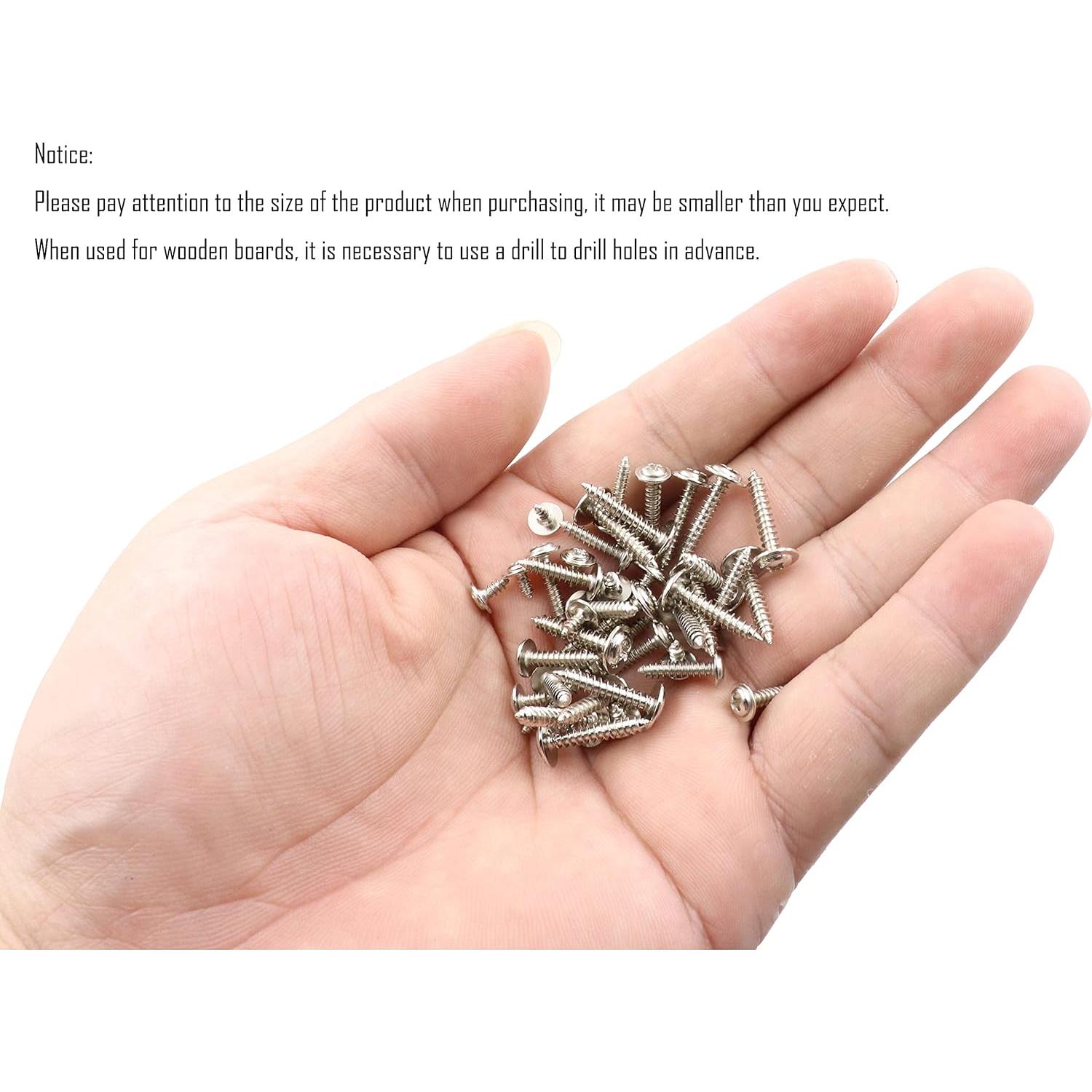 Kit de Tornillos Autoperforantes LBY 900pcs M2.3 M2.6 M3 Acero