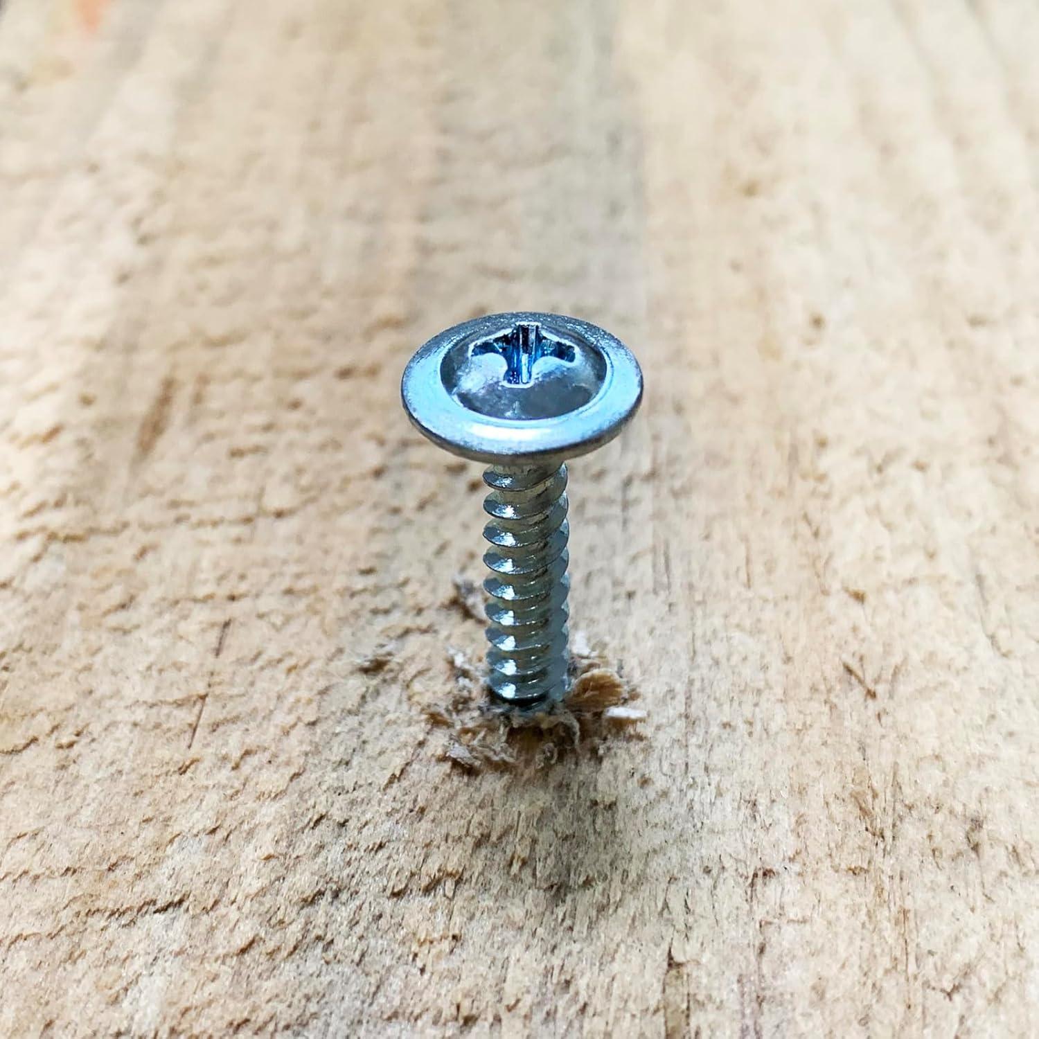 Kit de Tornillos de Cabeza Truss Mywish 155 Piezas #8 Acero Inoxidable