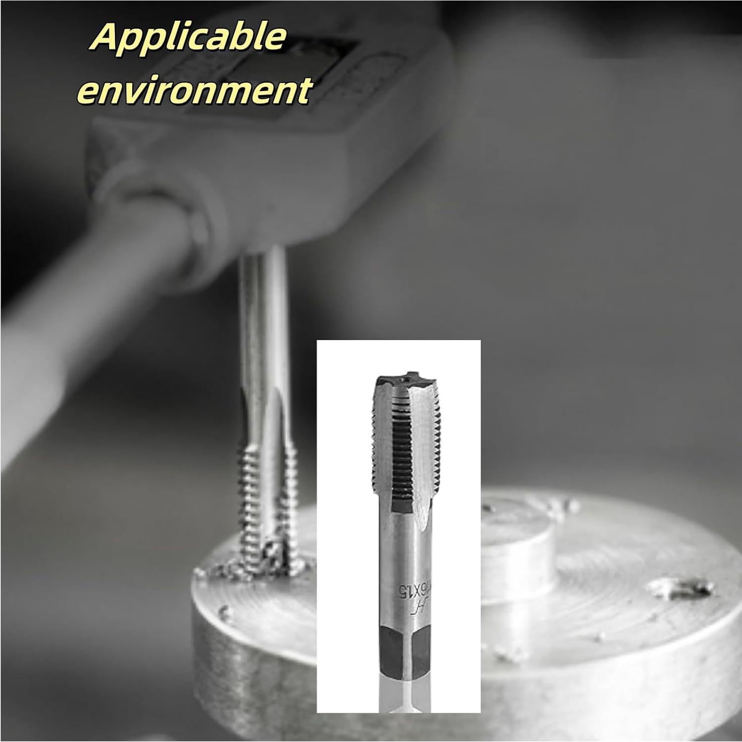 Juego de Machos y Matrices M16 x 1.5mm Haokixin - 3 Piezas