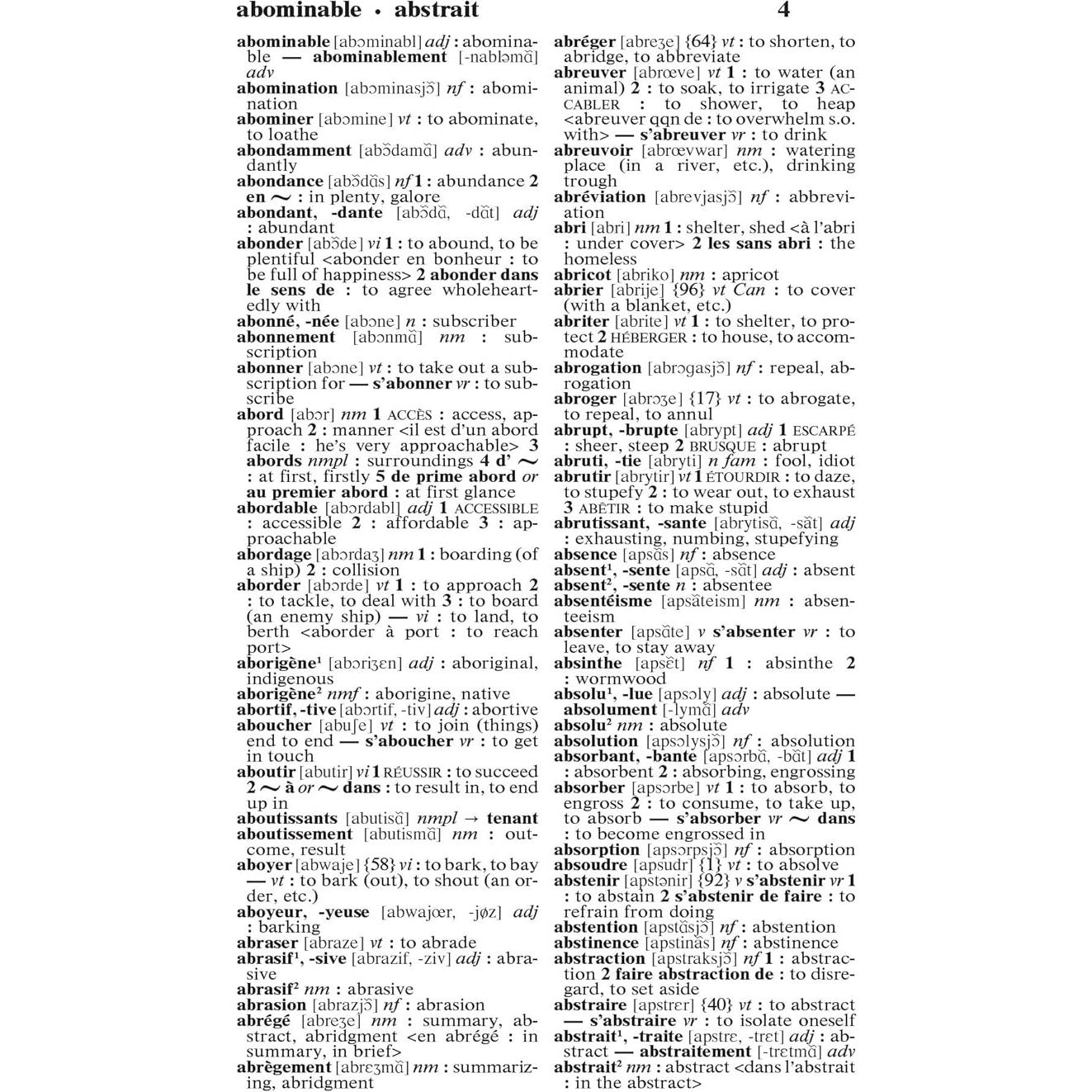 Merriam-Webster's French-English Dictionary, Newest Edition, Mass-Market Paperback (English & French Edition) (English and French Edition)