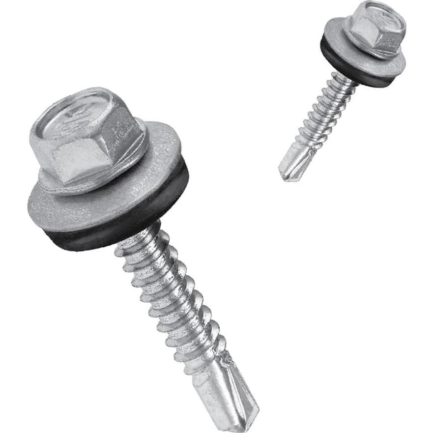 Tornillos Autoperforantes Nuvo Iron 12 x 3.18 cm Zinc 160 Pzas