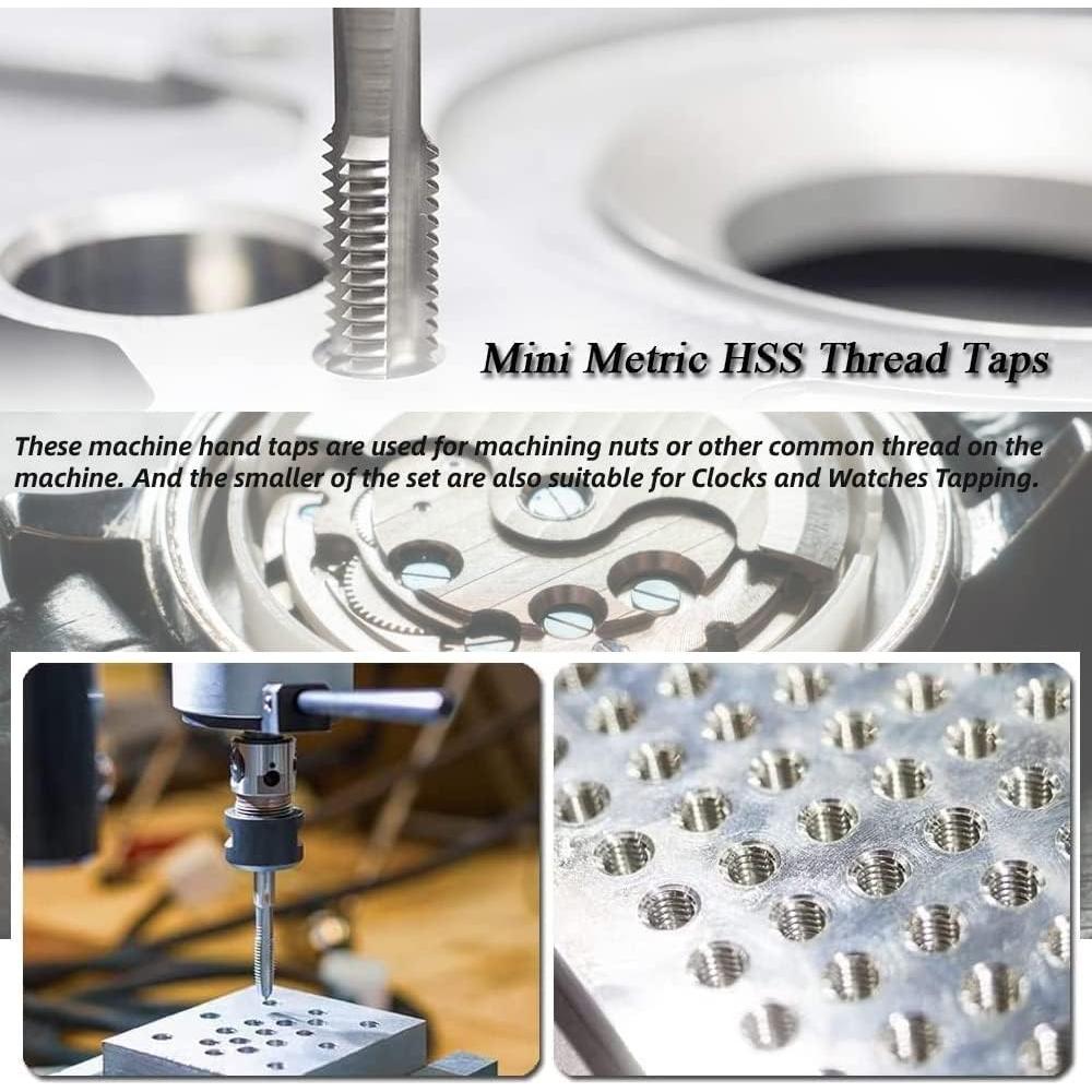 Juego de Machos de Rosca Métricos Fixinus 7 Piezas M3 a M12