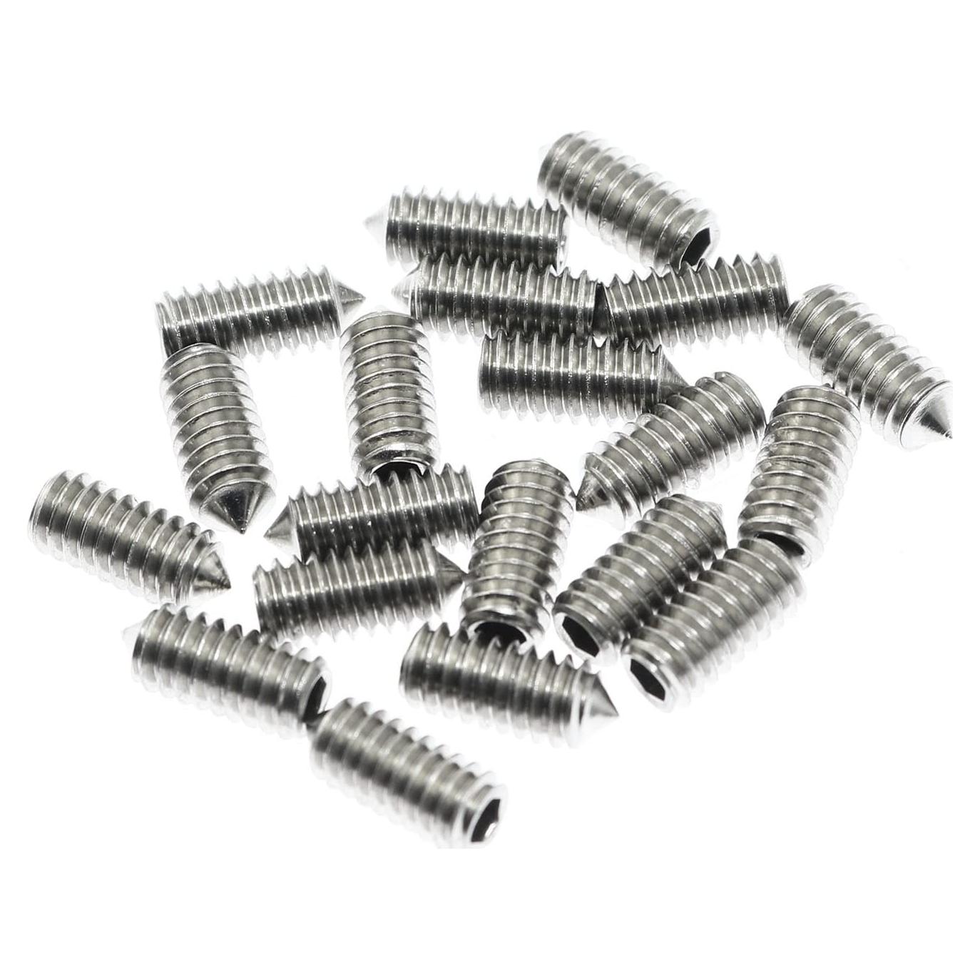 Tornillos de Fijación Maxmoral 20pcs #8-32 x 9.53mm Acero Inoxidable