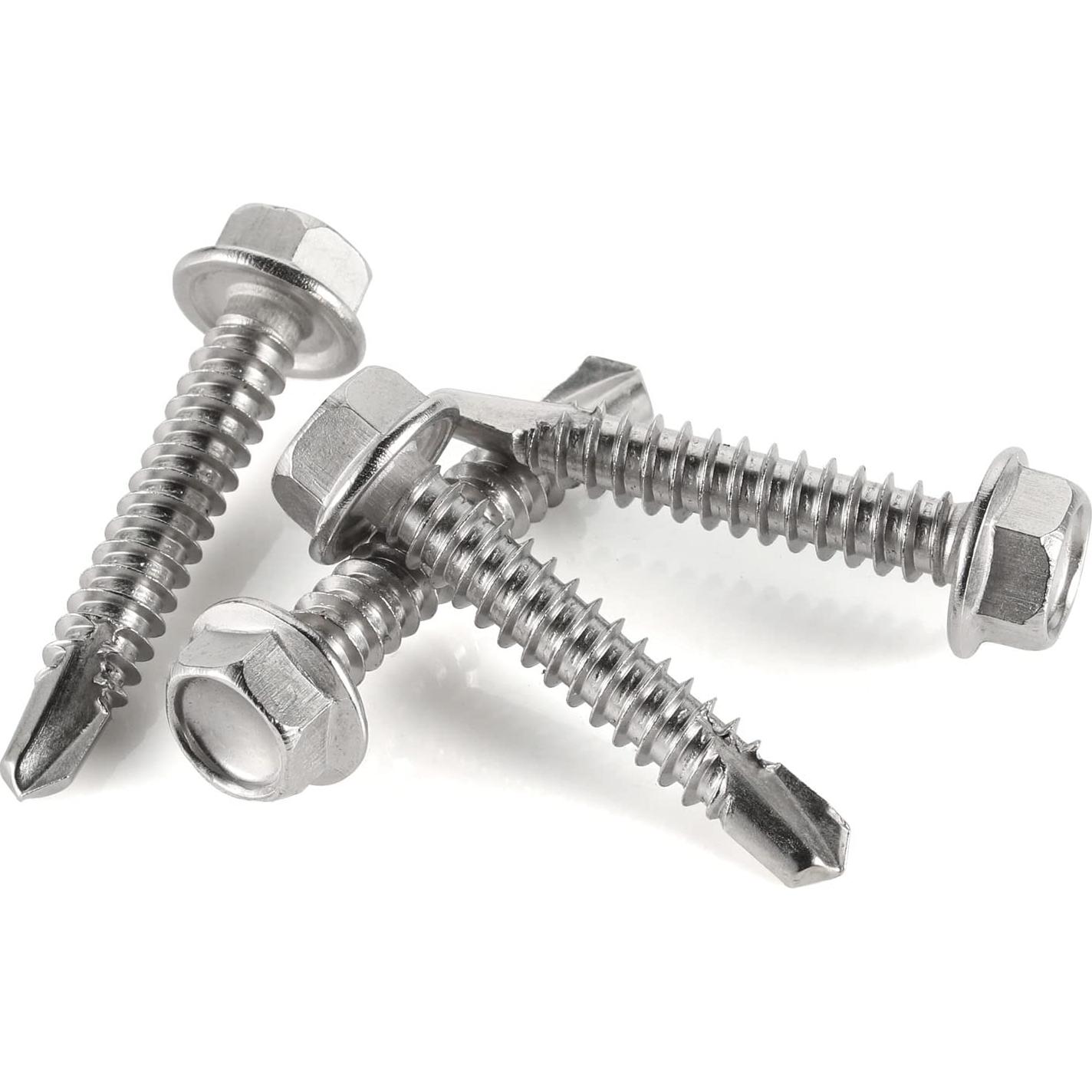 Tornillos Autoperforantes Mellewell #14 x 25.4mm Acero Inoxidable 50 PCS