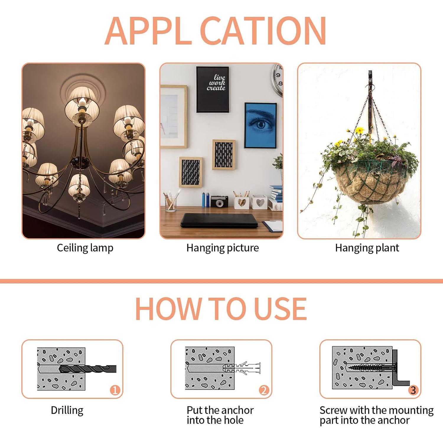 Kit de 360 Piezas de Tornillos y Anclajes PIANKEKE