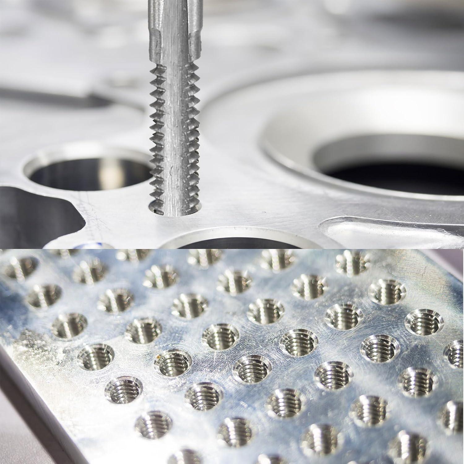 Juego de Brocas y Machos uxcell HSS-6542 2-56 UNC y 1.8mm