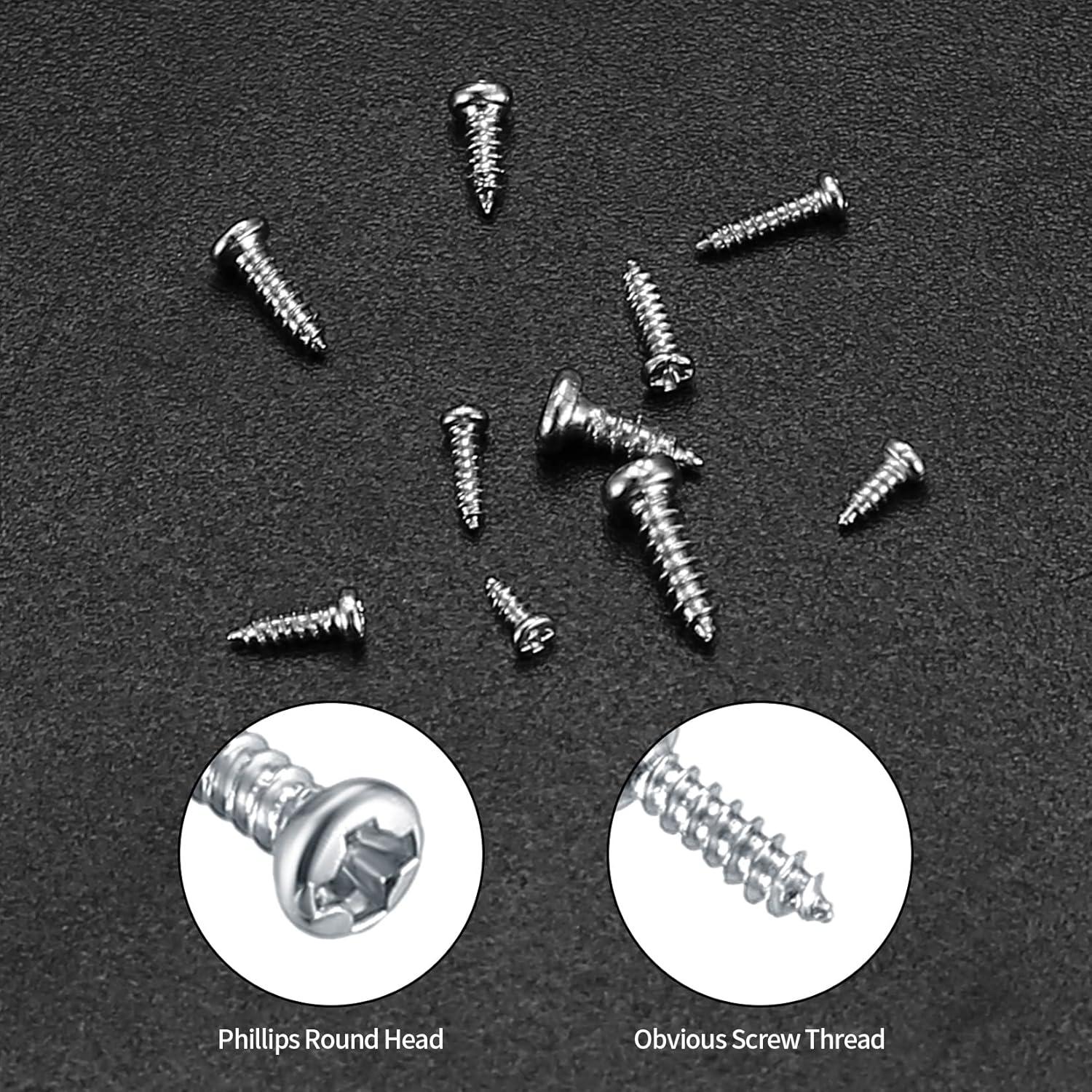 Kit de Tornillos Mini 1200 Pcs Niquelado M1/M1.2/M1.4/M1.7