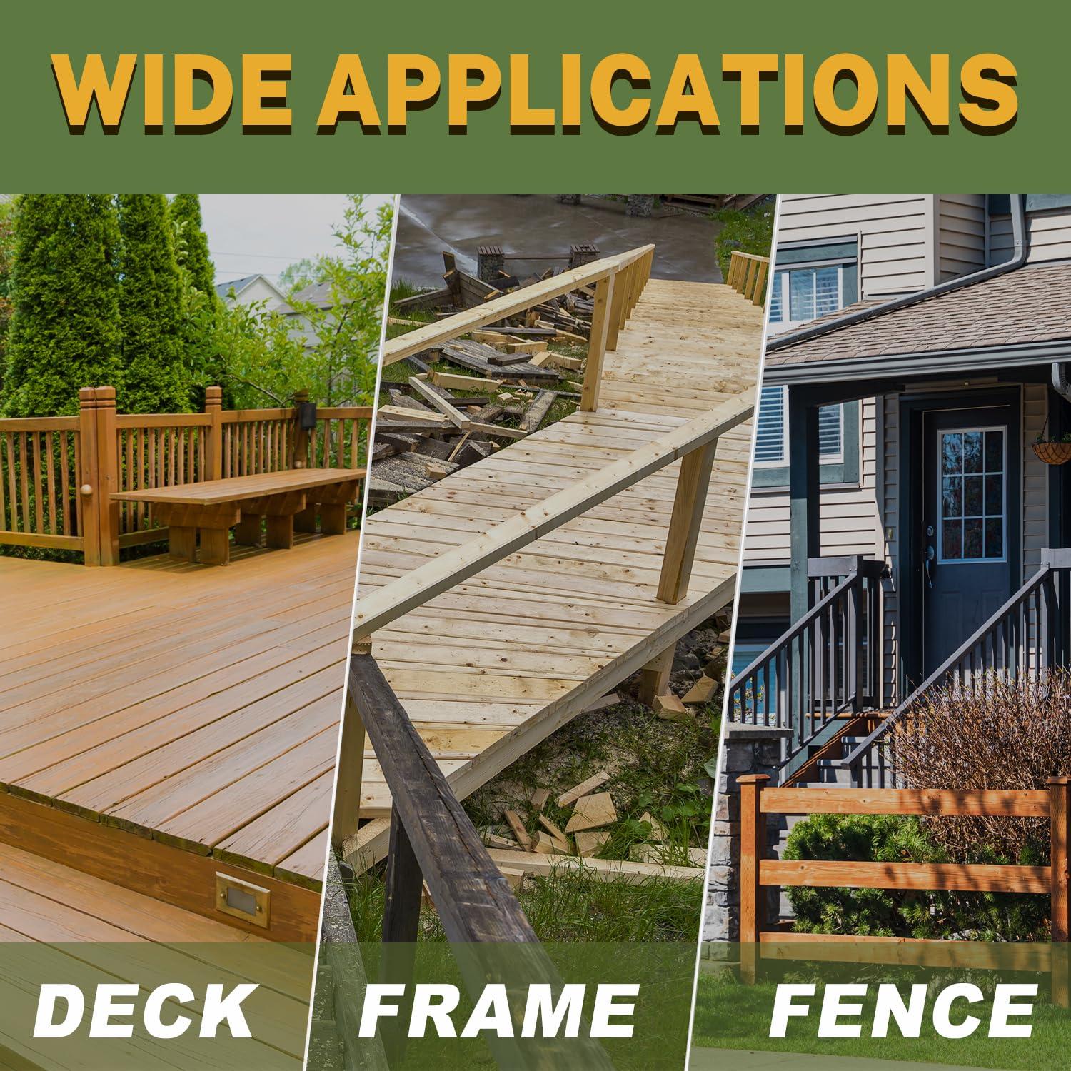 Tornillos para Deck LIONMAX #10 x 7.62 cm, 100 Piezas Beige