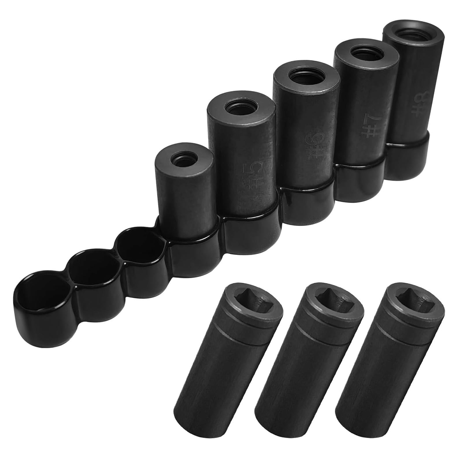 Juego de Enchufes para Machos Zeikiwe 70500 - 8 Piezas 12mm