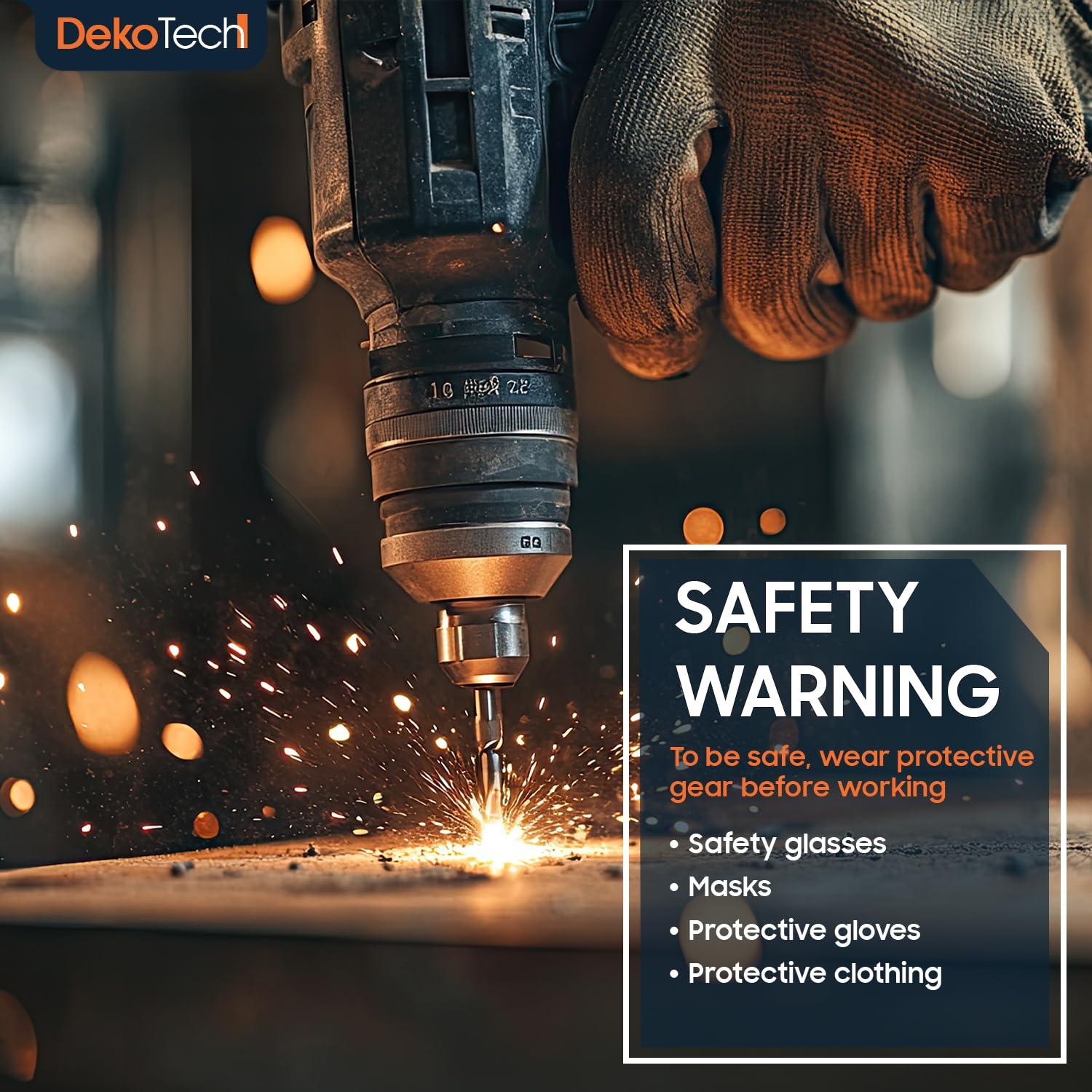 Juego de Brocas para Roscas Hexagonales HSS DekoTech M3 a M10