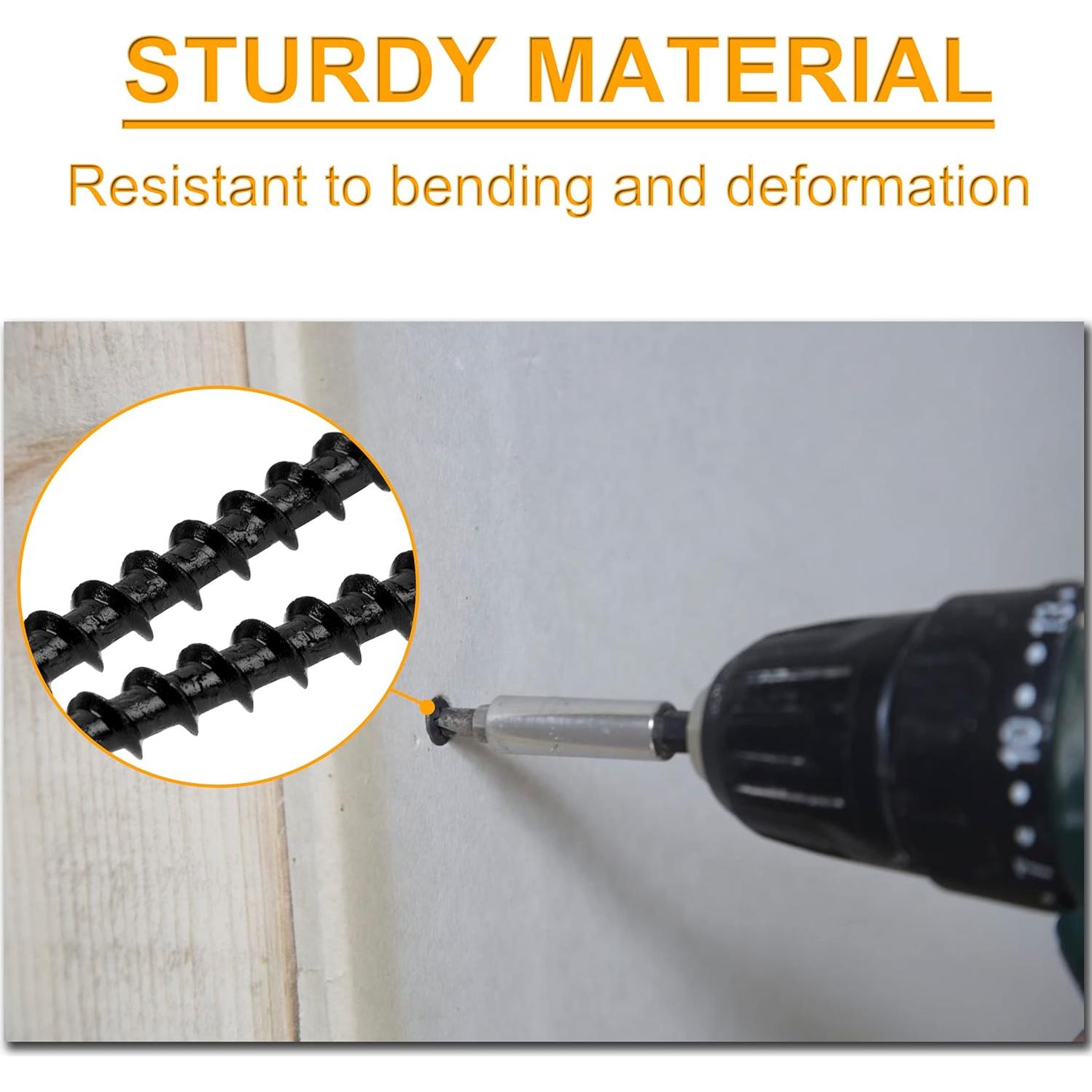 KURUI Kit de Tornillos para Paneles de Yeso 165 Piezas