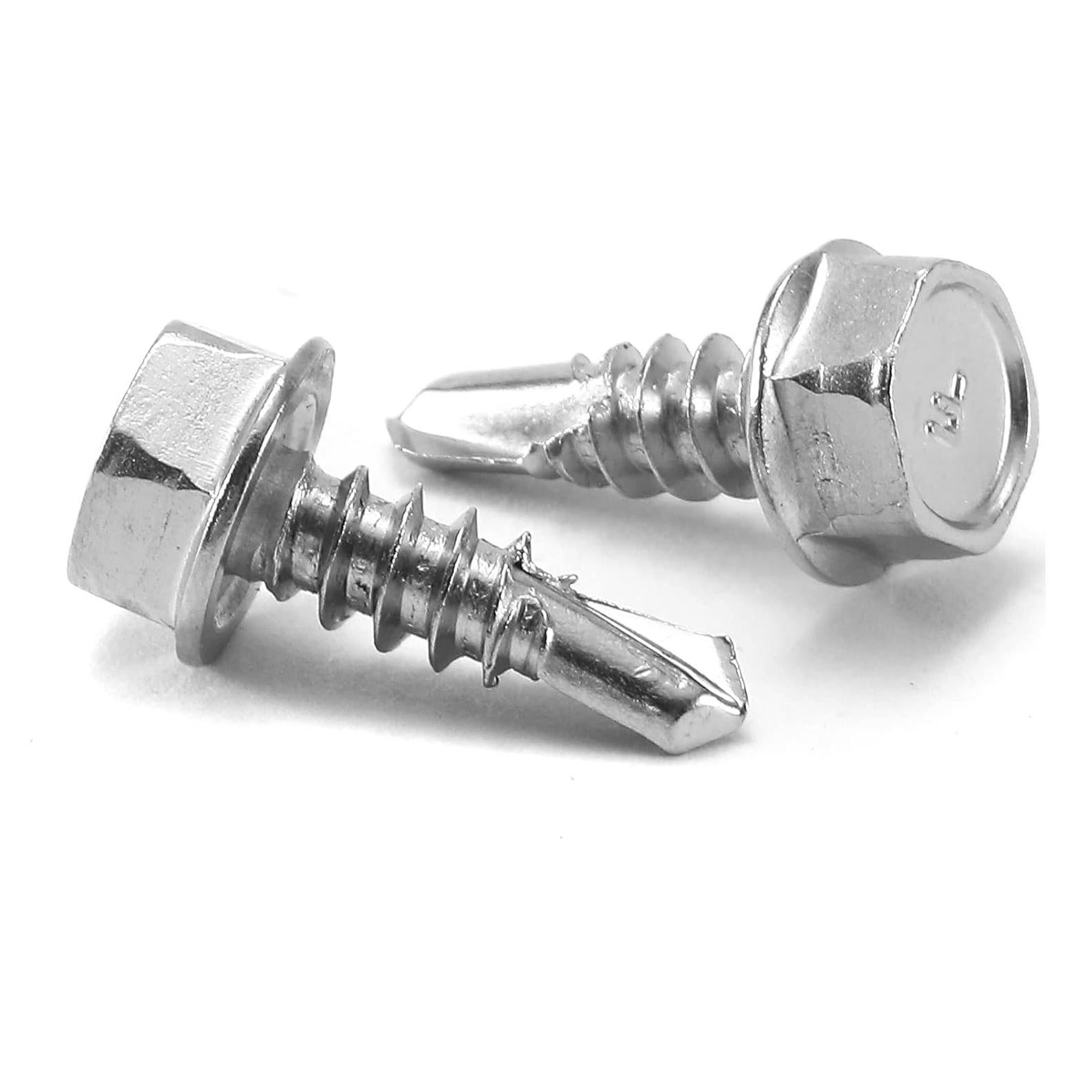 Tornillos Autoperforantes SG TZH #8 x 1.27 cm Acero Inoxidable 100PCS