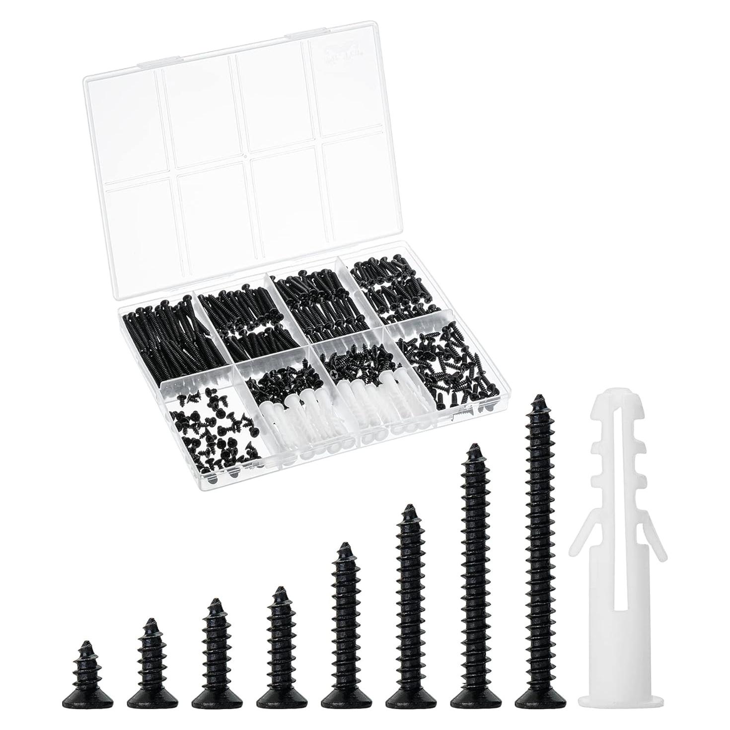 Kit de Tornillos de Madera Mr. Pen 420 Pcs M3 M6 Phillips