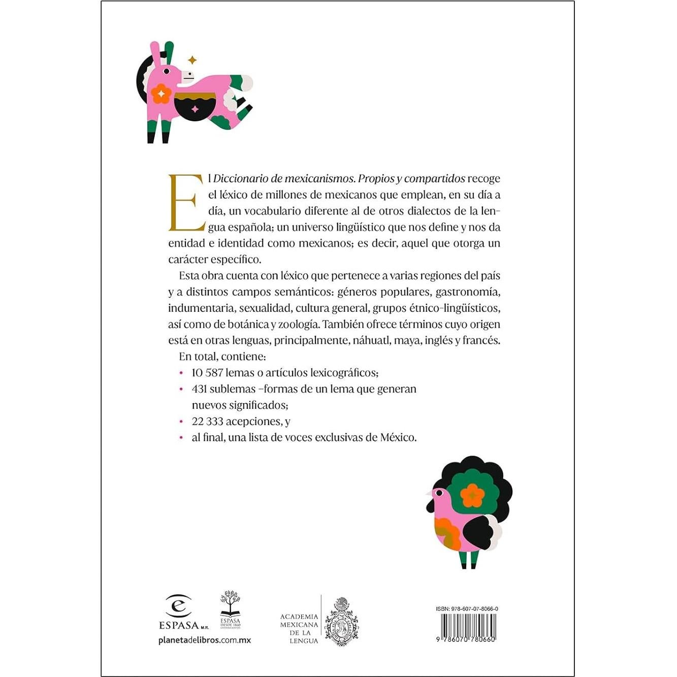 Diccionario de Mexicanismos. Propios y compartidos (Spanish Edition)