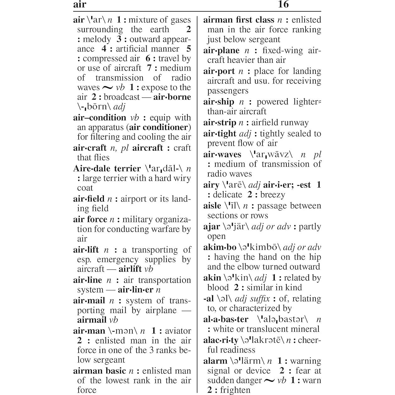 Webster's New Explorer Large Print Dictionary, Third Edition, Newest Edition