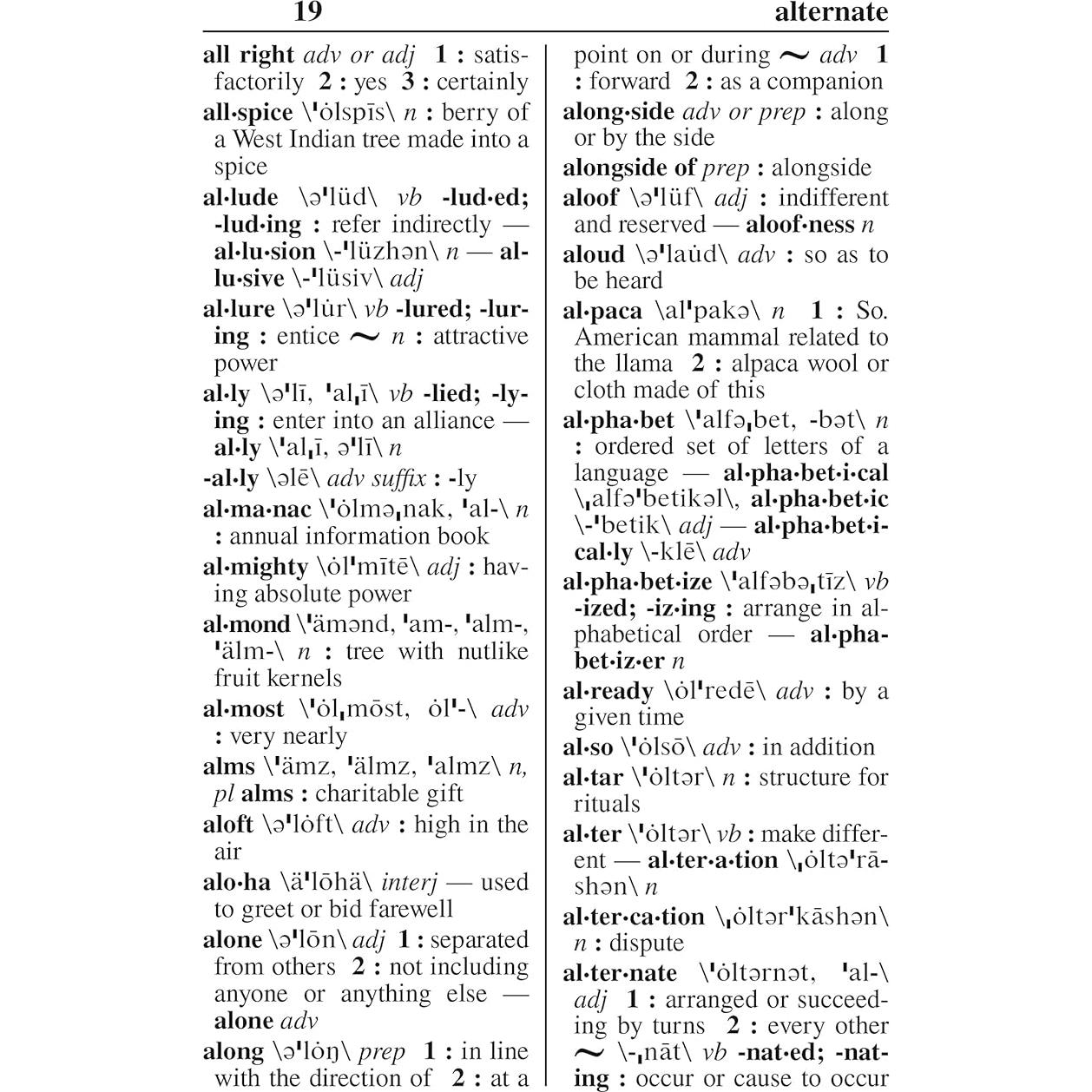 Webster's New Explorer Large Print Dictionary, Third Edition, Newest Edition